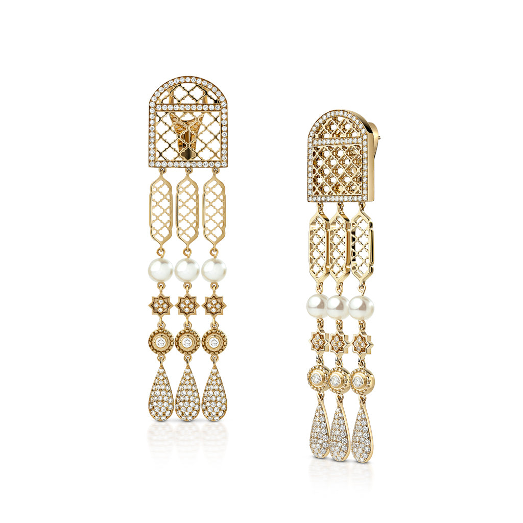 Heritage Special Long Drop Earrings