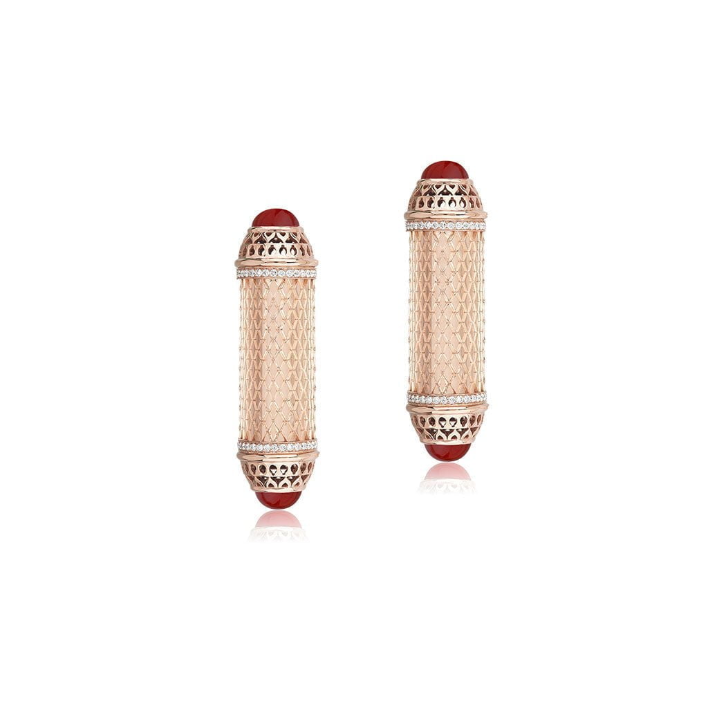 Al Noor Harmony Large Studs in Agate - Misk Dubai,Earrings, al-noor-harmony-large-studs-in-agate-1, , Misk Dubai,  Misk, Misk Jewellery, Misk Jewelry, Gold, Emirati Gold, Emirati Design, Jewelry Emirati, Saudi Jewelry, Gold Saudi Arabia, Dubai, Abu Dhabi, Saudi Arabia, KSA, UAE, United Arab Emirates, 18kt, مجوهرات , مجوهرات مسك, مجوهرات اماراتية , دهب , سعودية ذهب