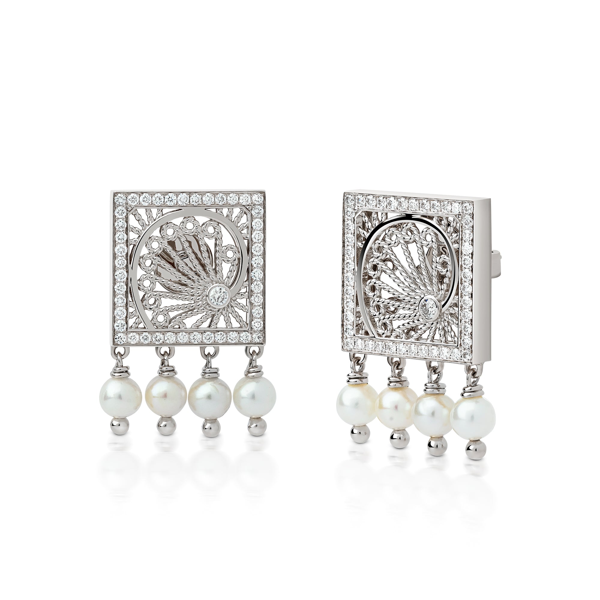 Al Mona Square Earrings