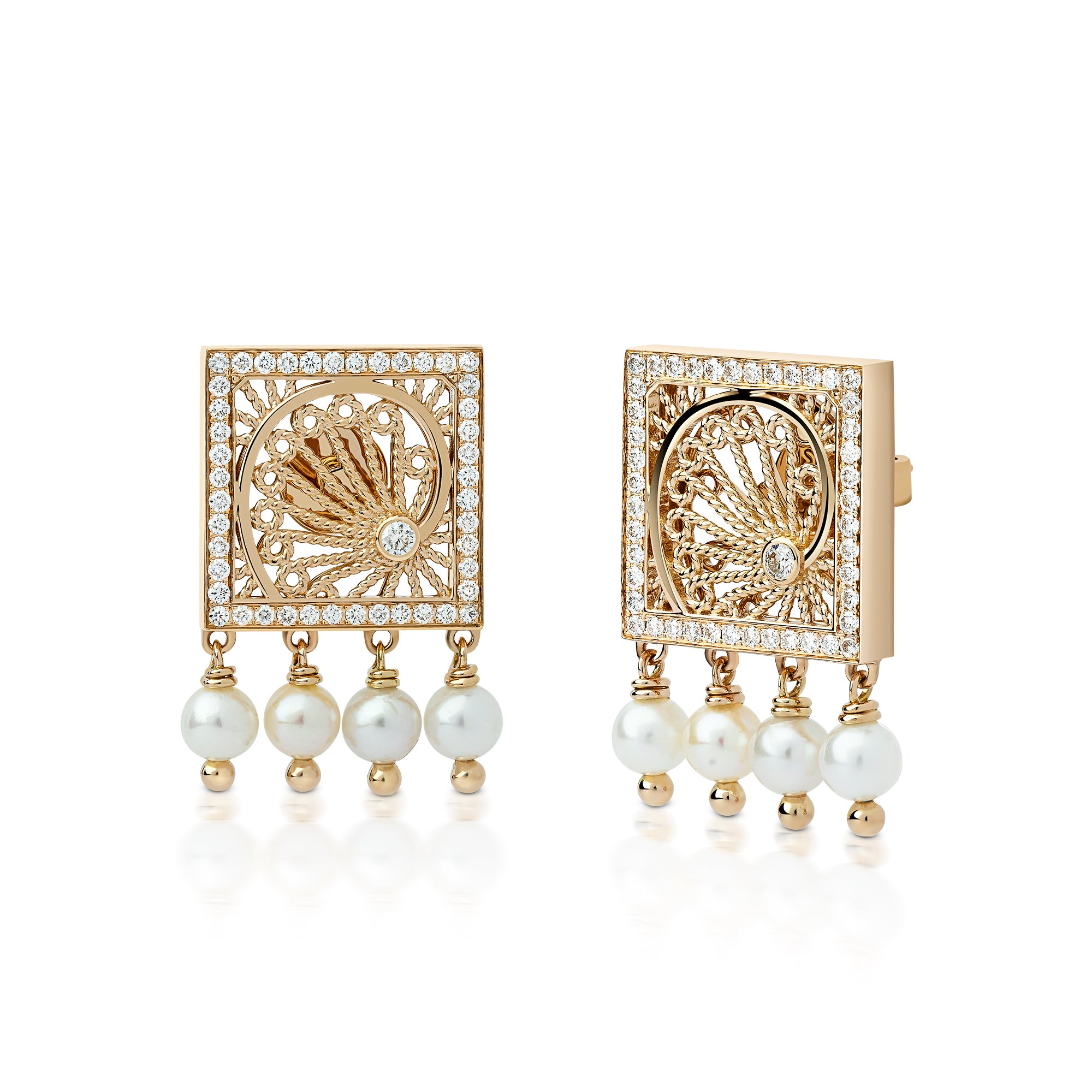 Al Mona Square Earrings