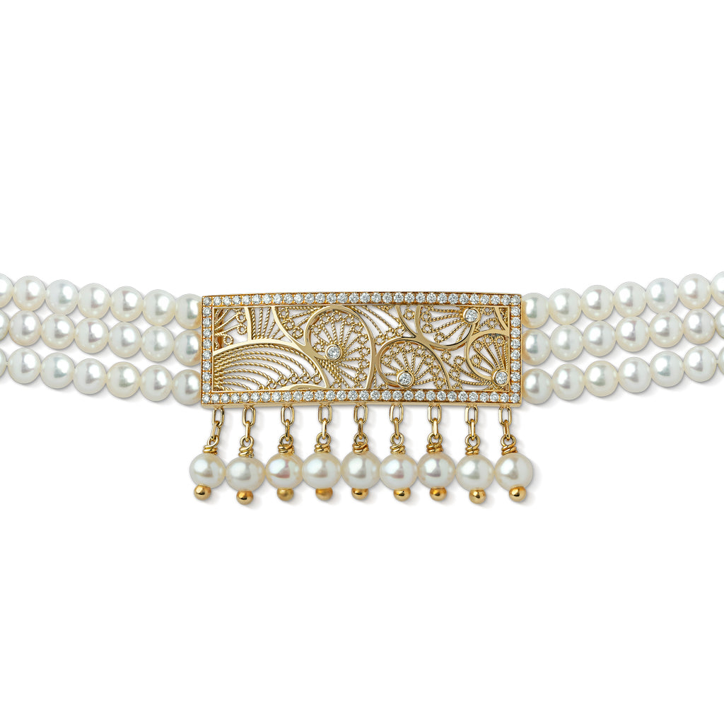 Al Mona Pearl Choker