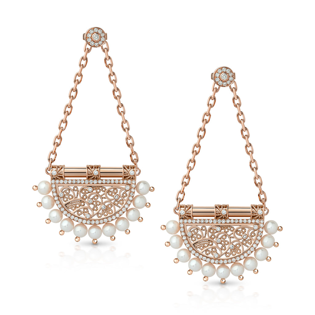 Heritage Al Mona Large Chandelier Earrings