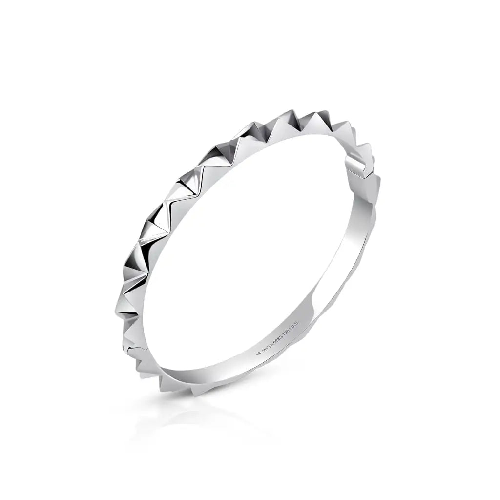 Tilal Bangle#Gold_White Gold