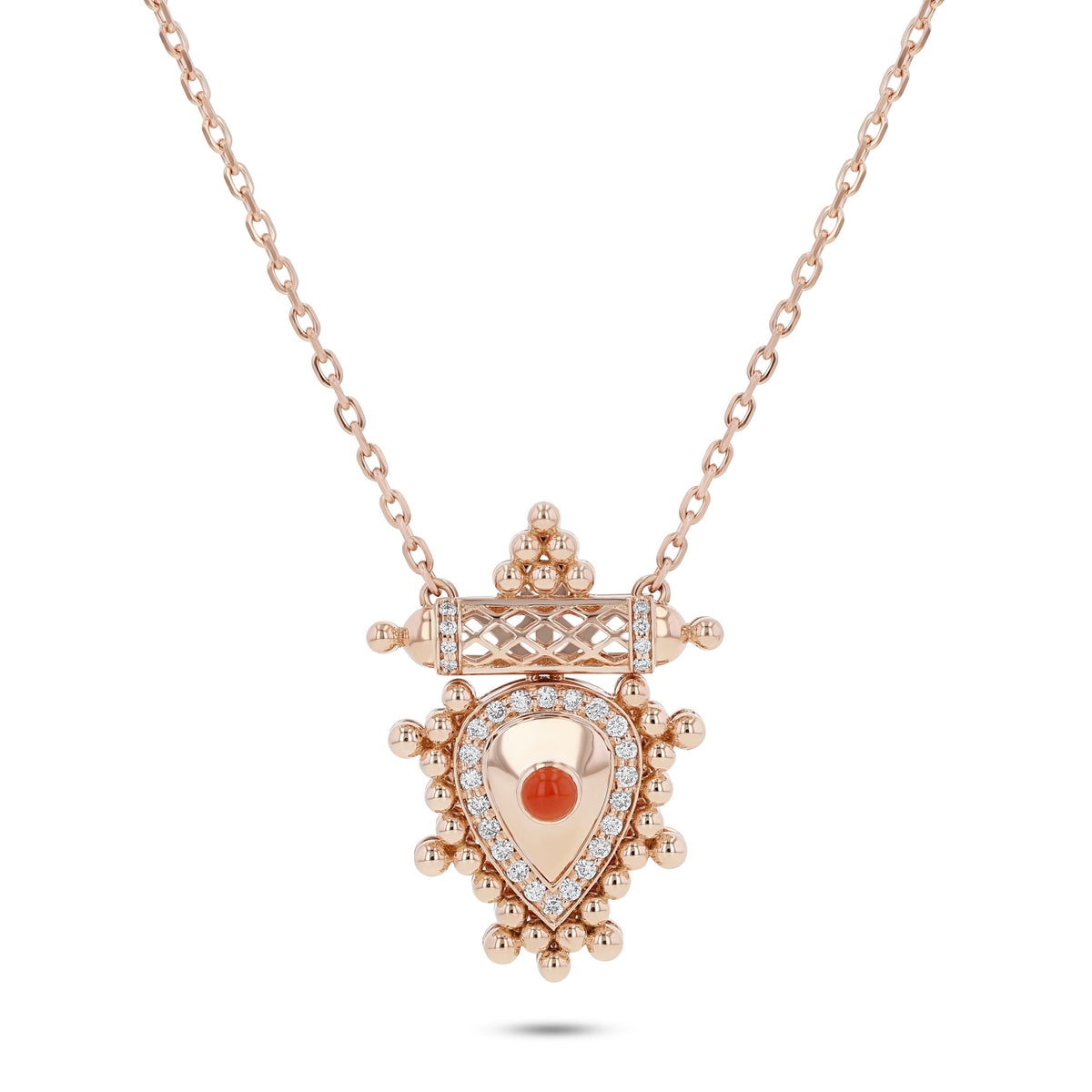 Al Qasr Mini Pendant Pearl — Agate#Stone_Agate