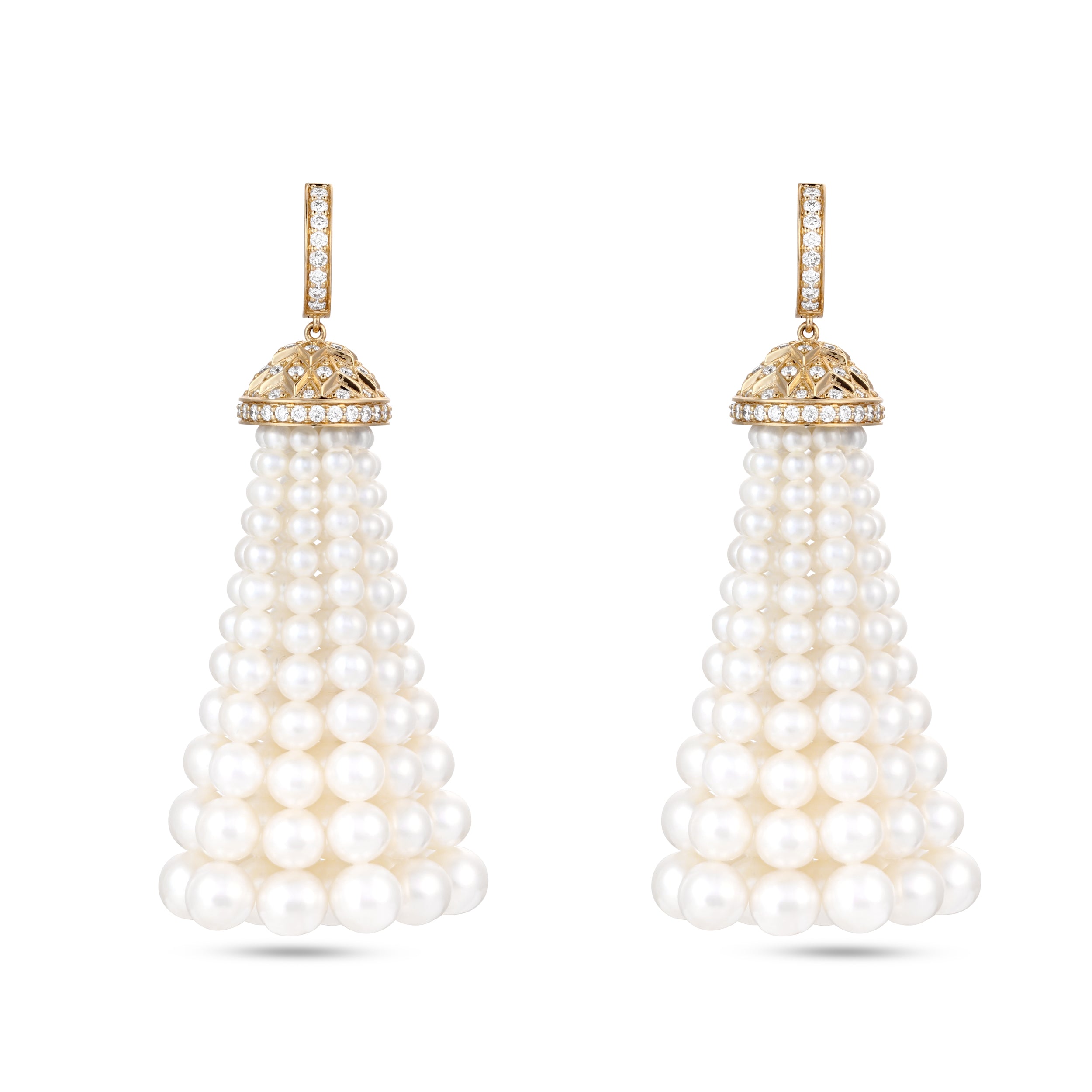 Harmony Pearl Tassel Earrings