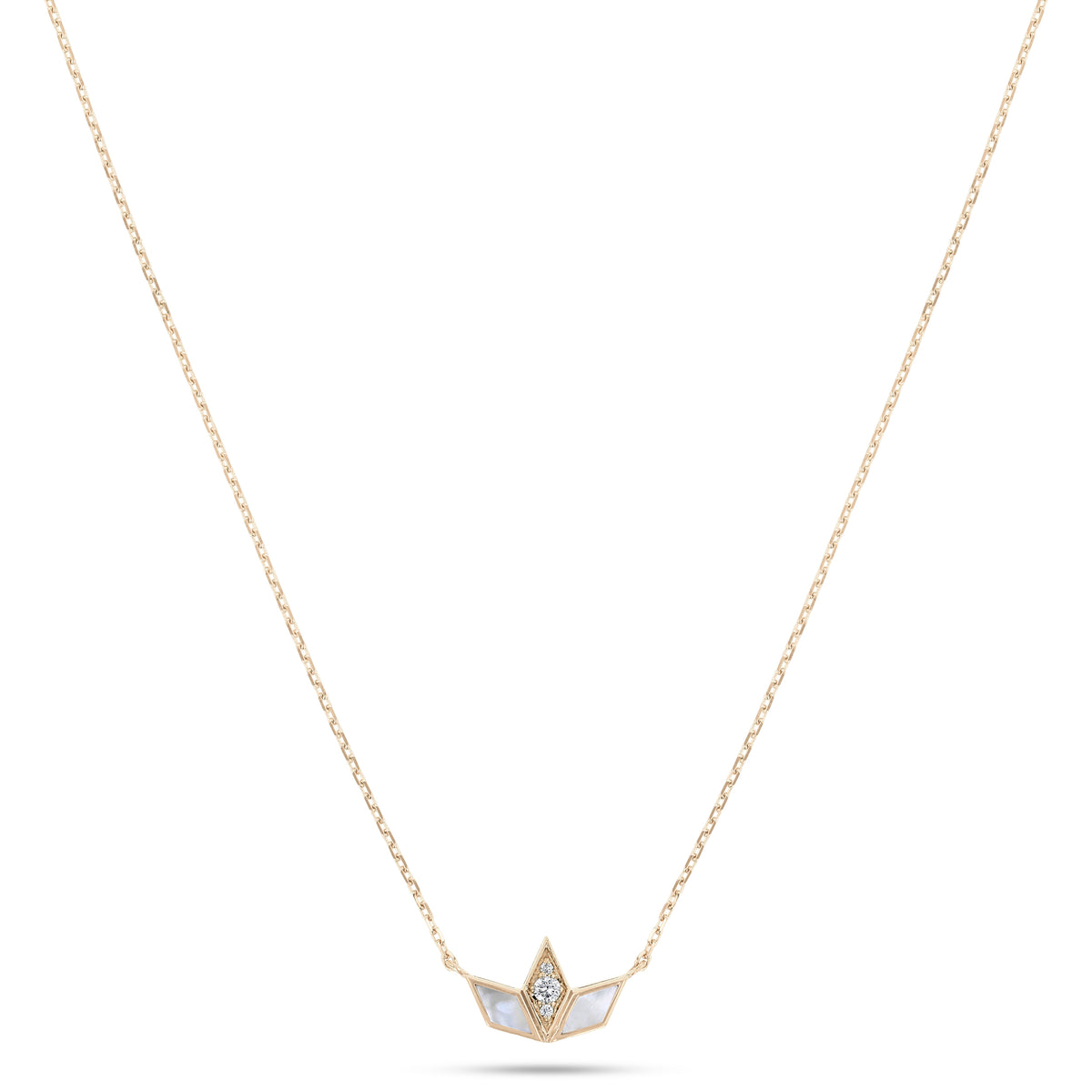 Eternity 3Leaf Mother of Pearl Pendant
