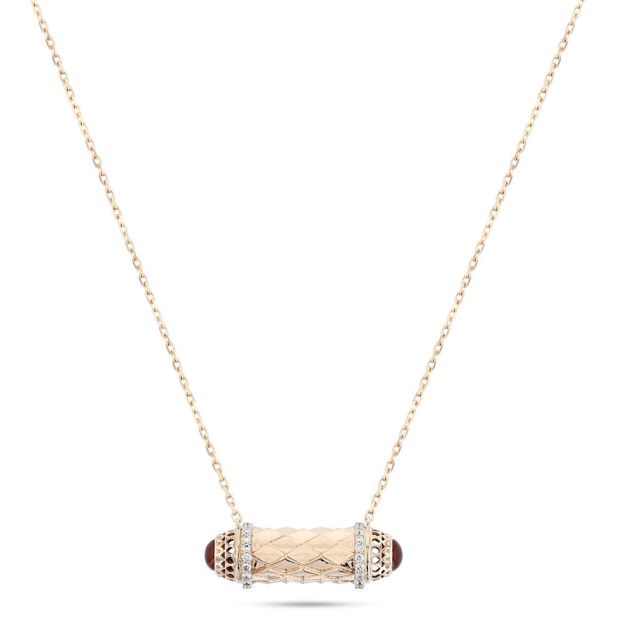 Harmony Micro Border Diamond Pendant