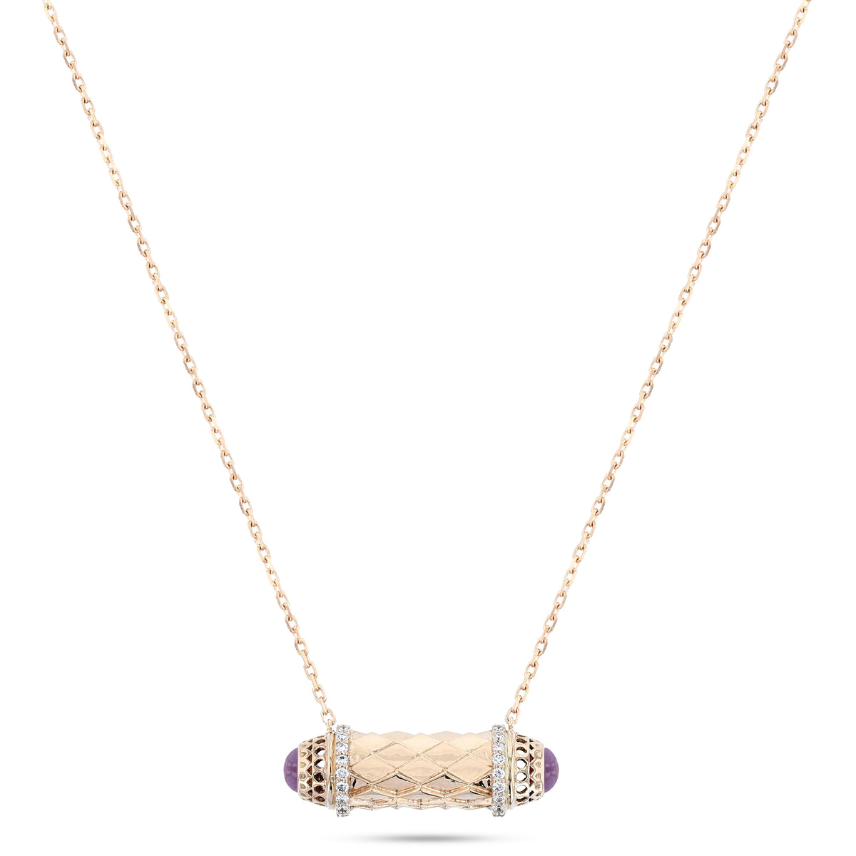 Harmony Micro Border Diamond Pendant