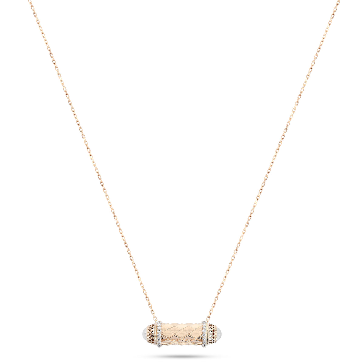 Harmony Micro Border Diamond Pendant