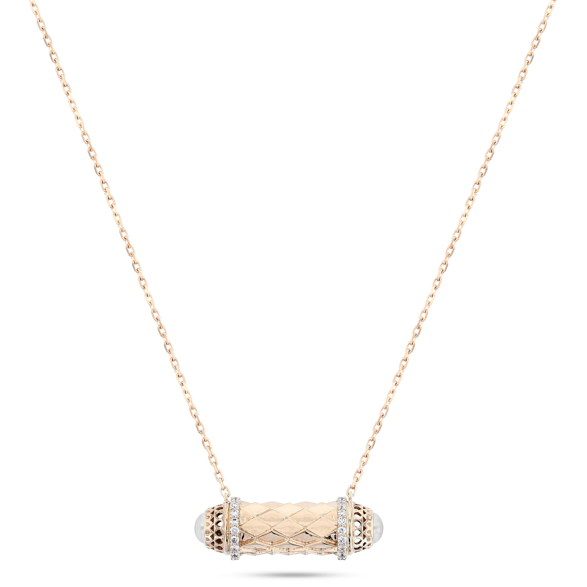 Harmony Micro Border Diamond Pendant