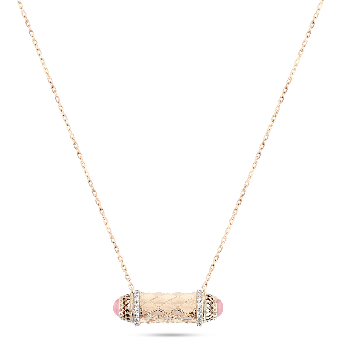 Harmony Micro Border Diamond Pendant