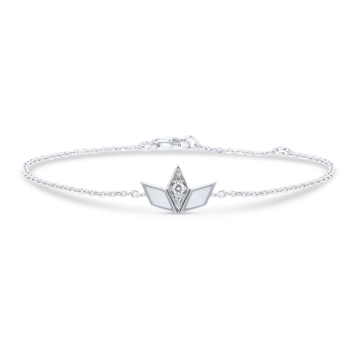Eternity 3Leaf Mother of Pearl Bracelet