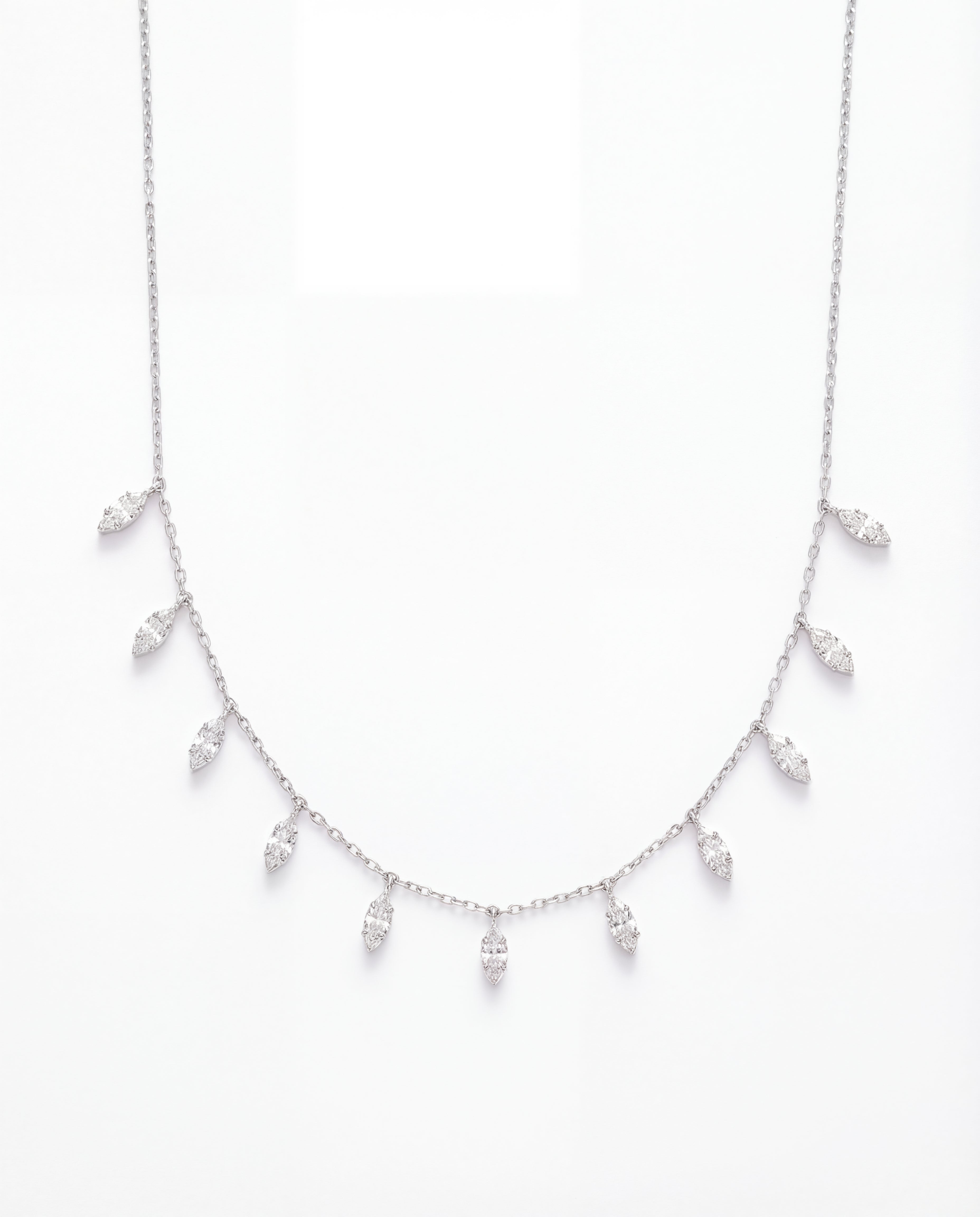 Eternity Diamond Choker – White Gold