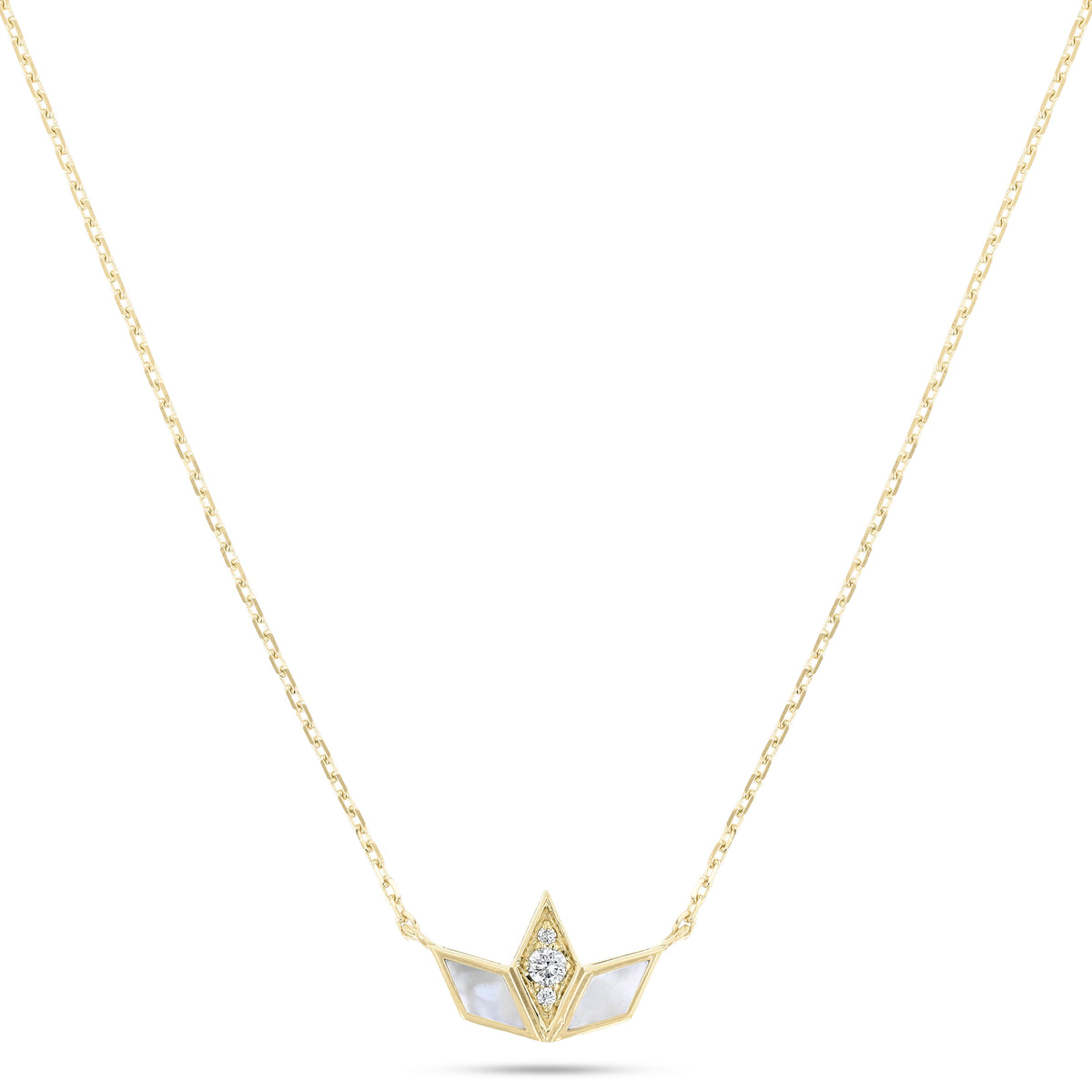Eternity 3Leaf Mother of Pearl Pendant