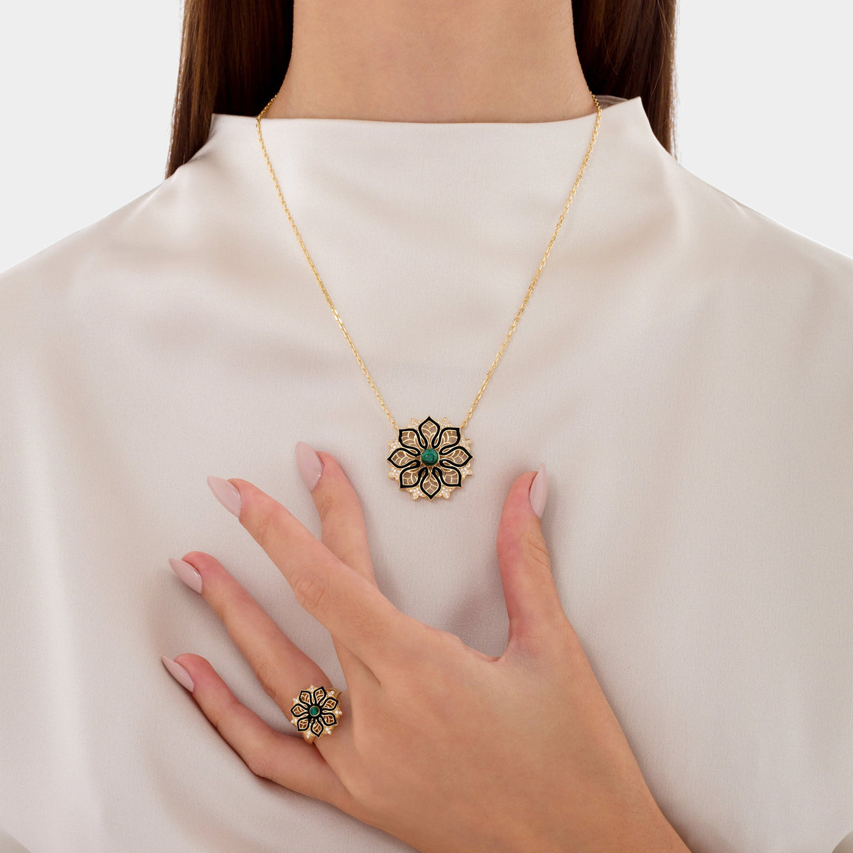 AURA Bloom Ring#Gold_Yellow Gold