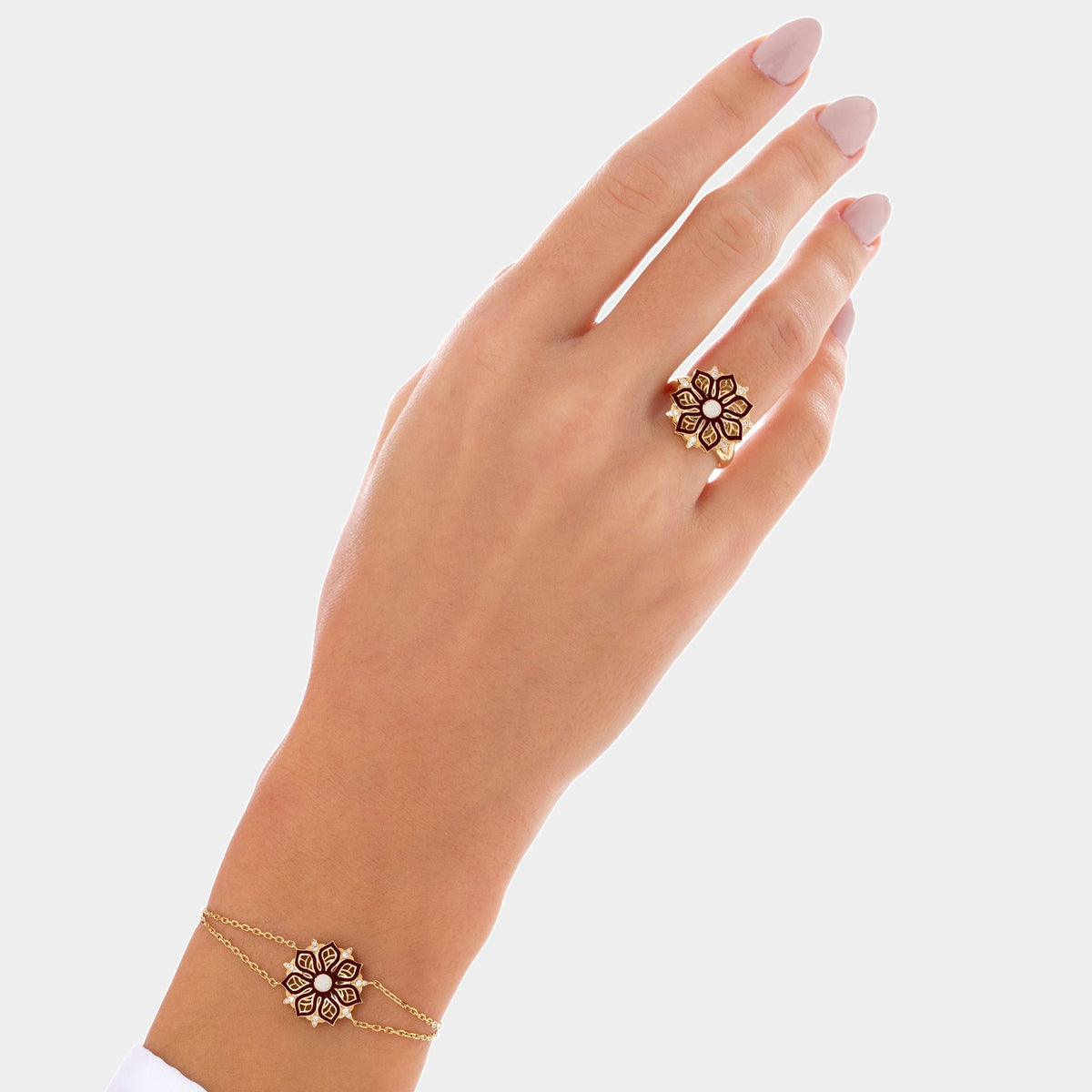 AURA Bloom Ring#Gold_Yellow Gold