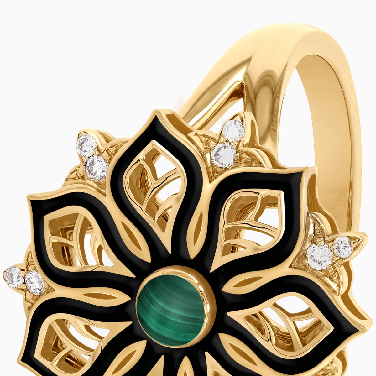 AURA Bloom Ring#Gold_Yellow Gold