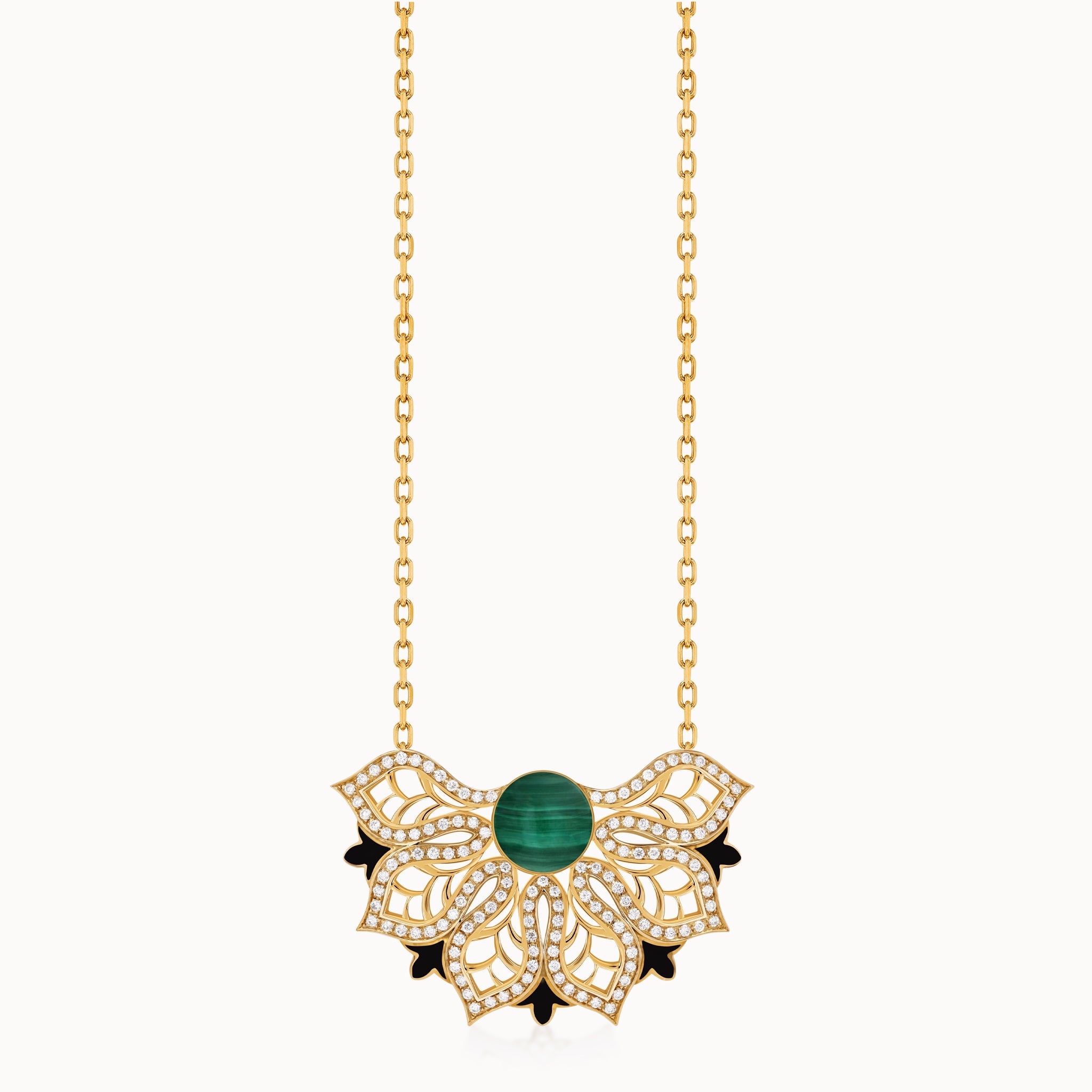 AURA Rise Pavé Necklace Extra Large