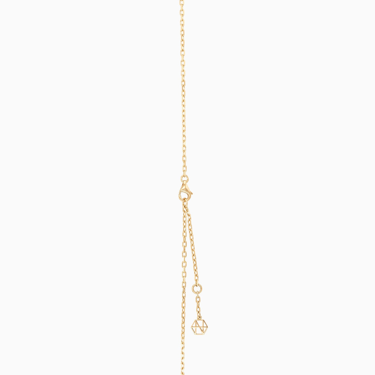 AURA Rise Necklace Large#Gold_Yellow Gold