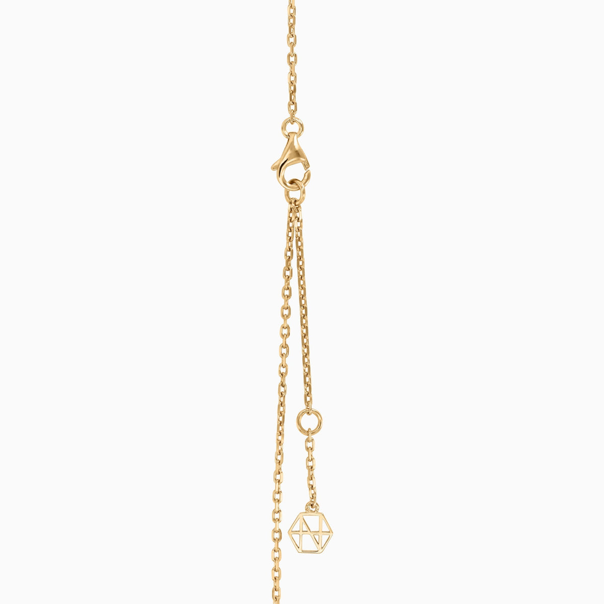 AURA Rise Necklace Small#Gold_Yellow Gold