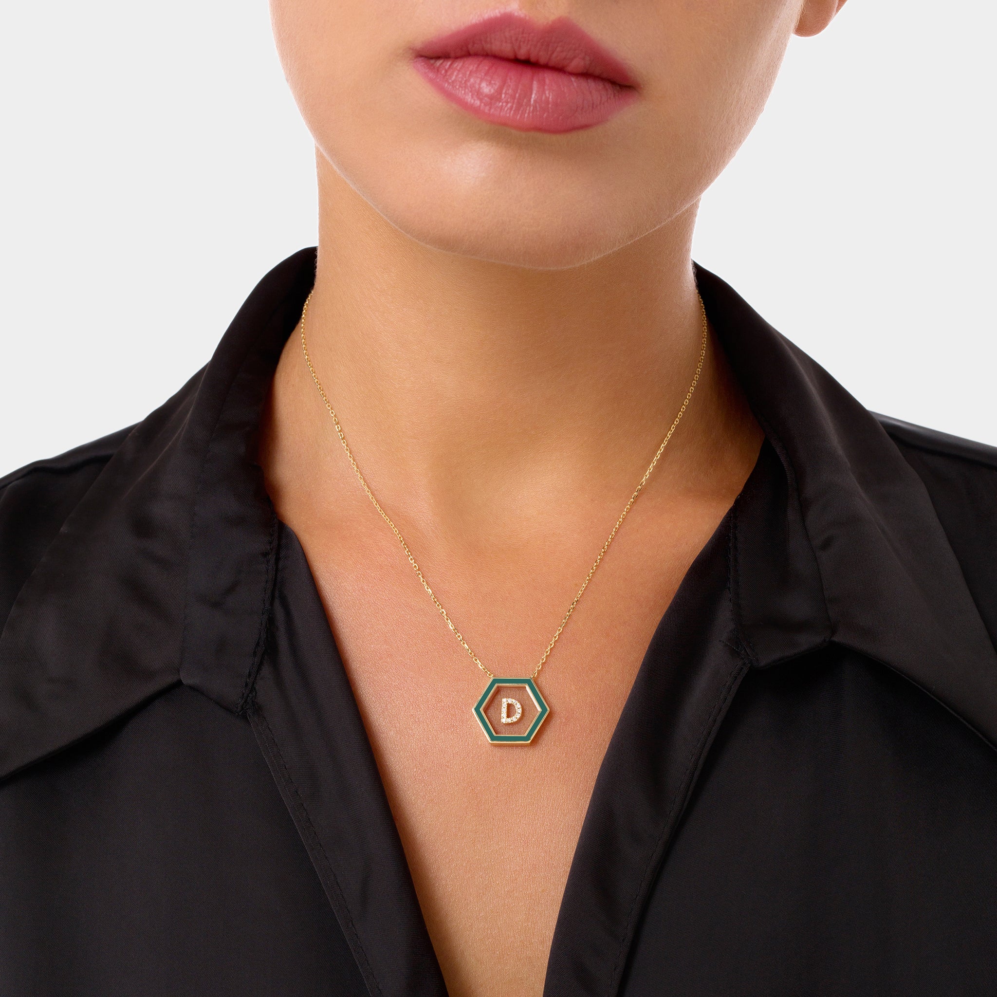HEXA Letter C Necklace