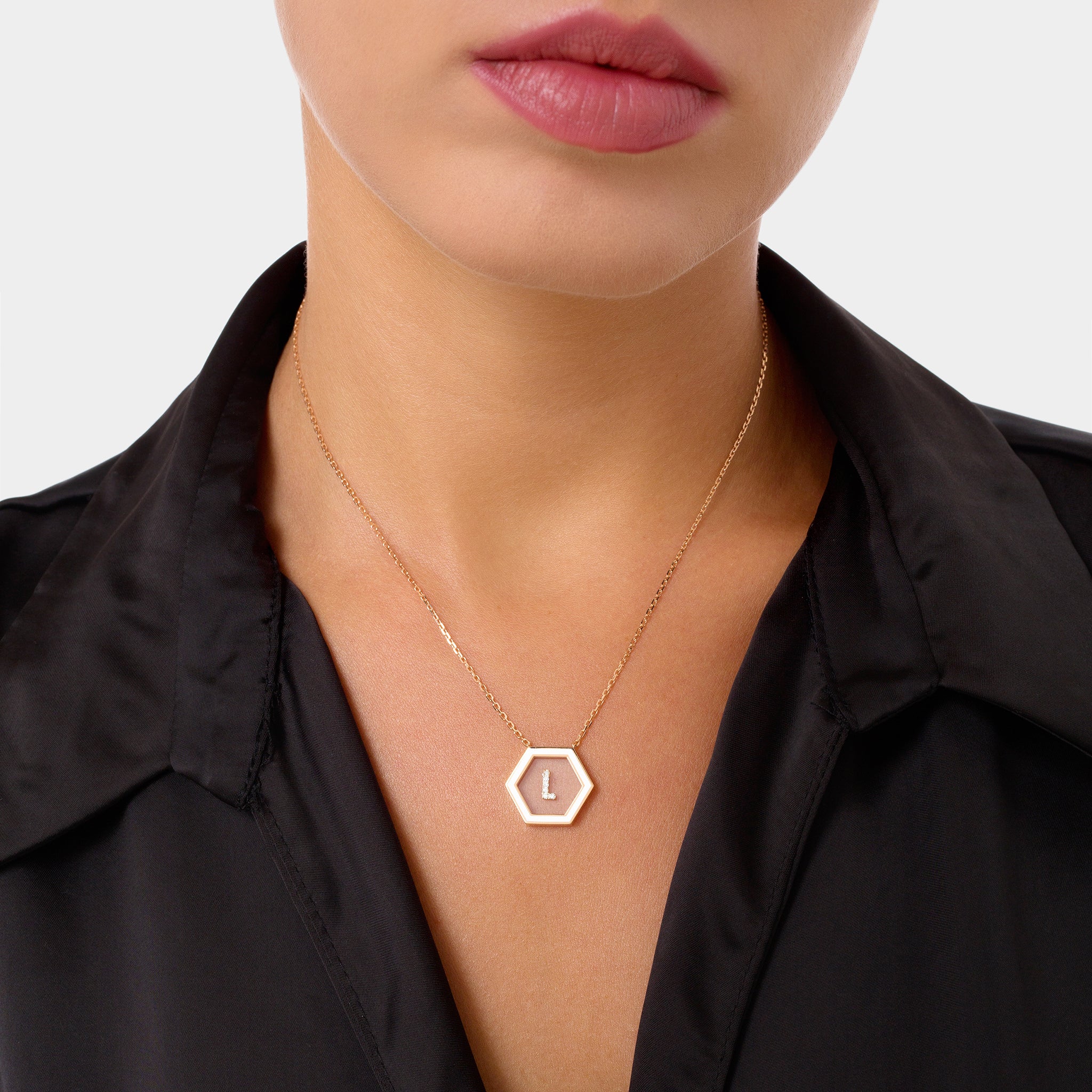 HEXA Letter L Necklace