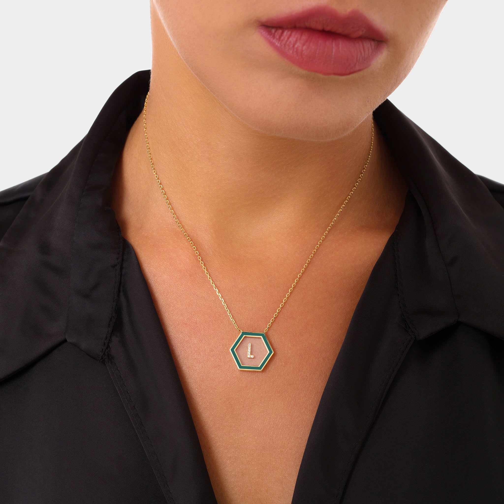 HEXA Letter L Necklace