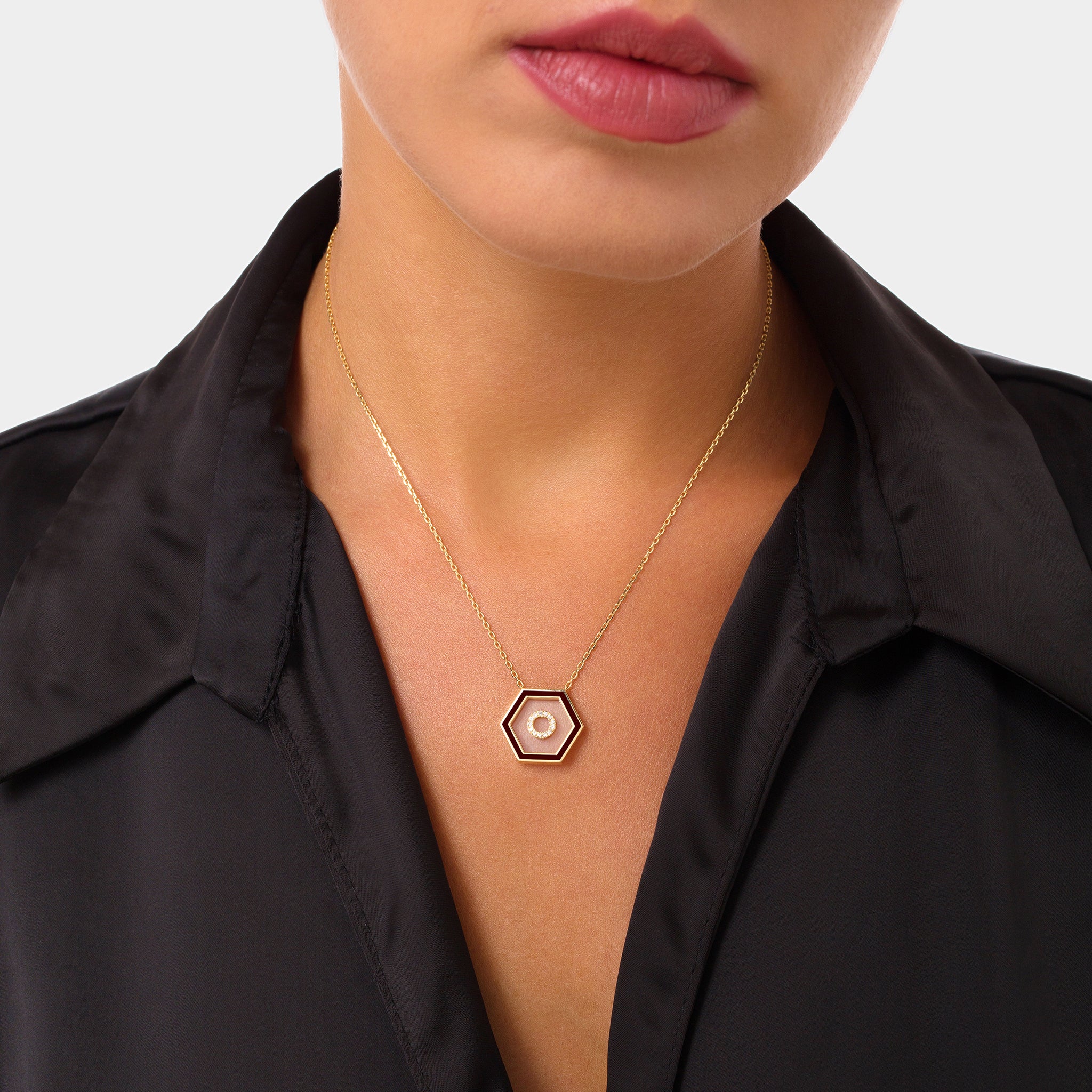 HEXA Letter O Necklace