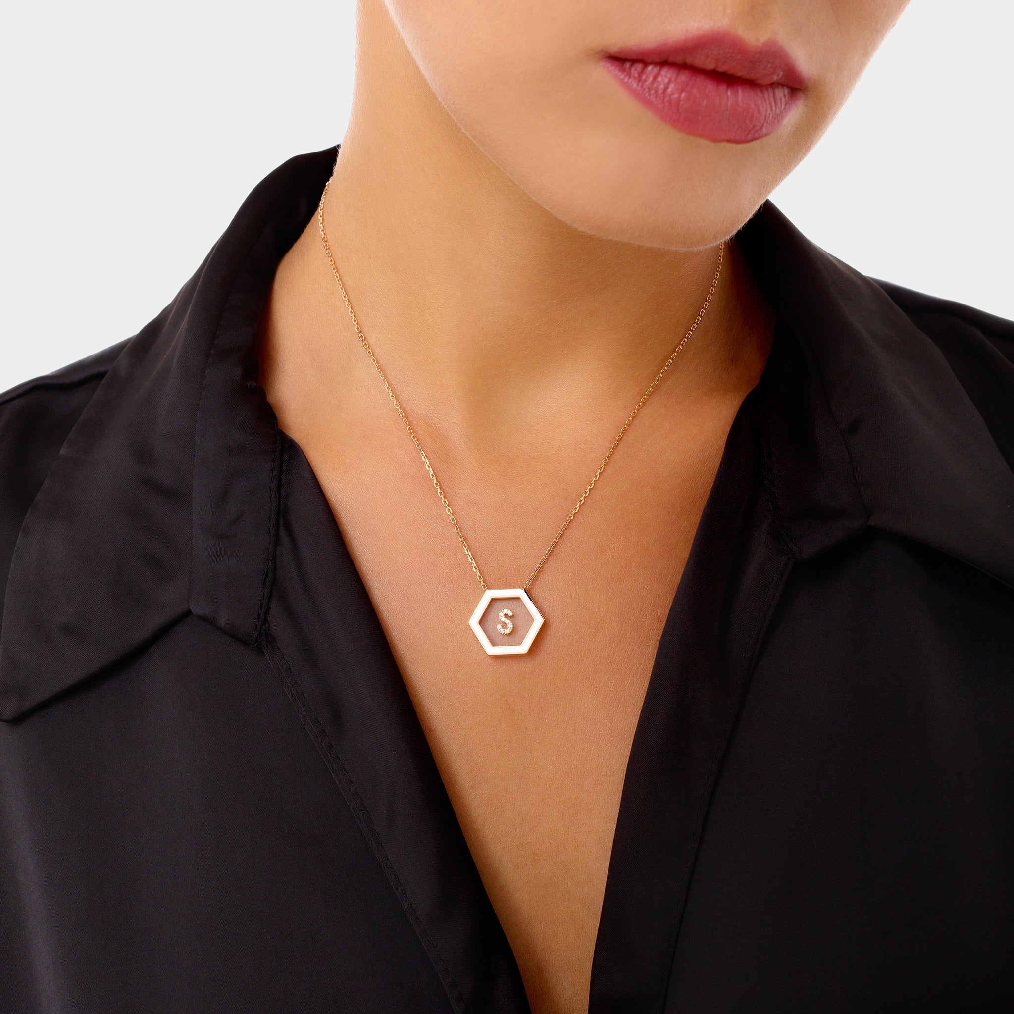 HEXA Letter S Necklace