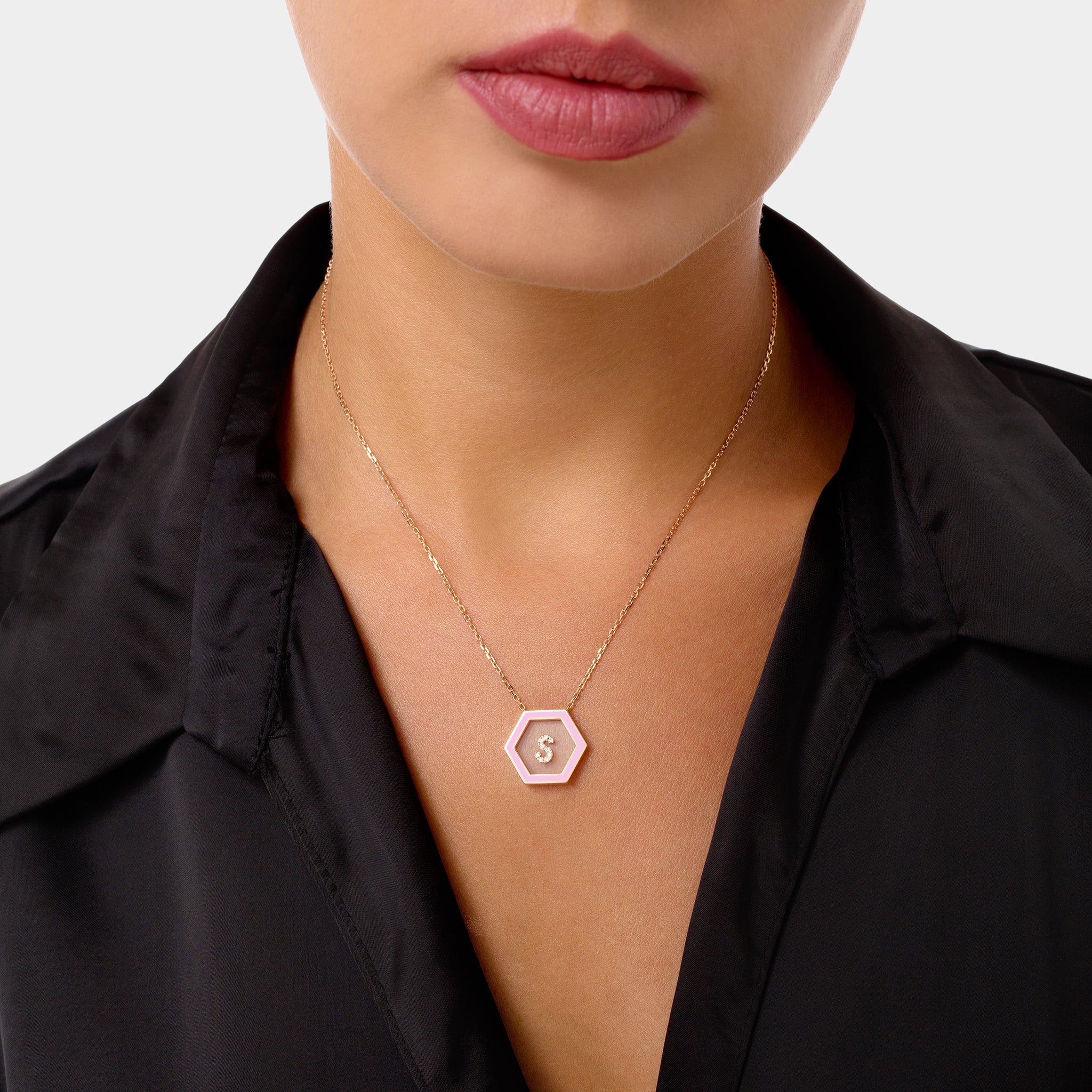 HEXA Letter S Necklace
