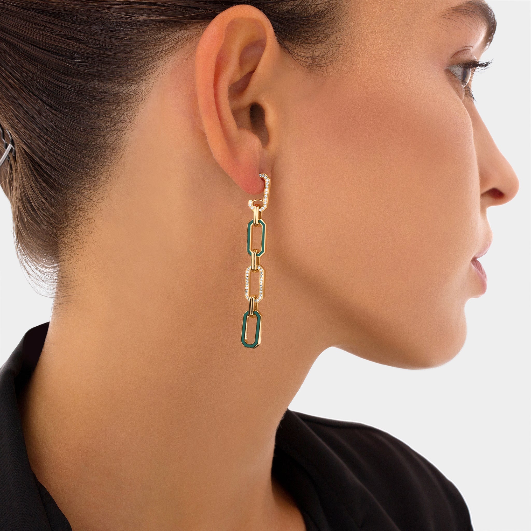 HEXA Endless Chain Earrings