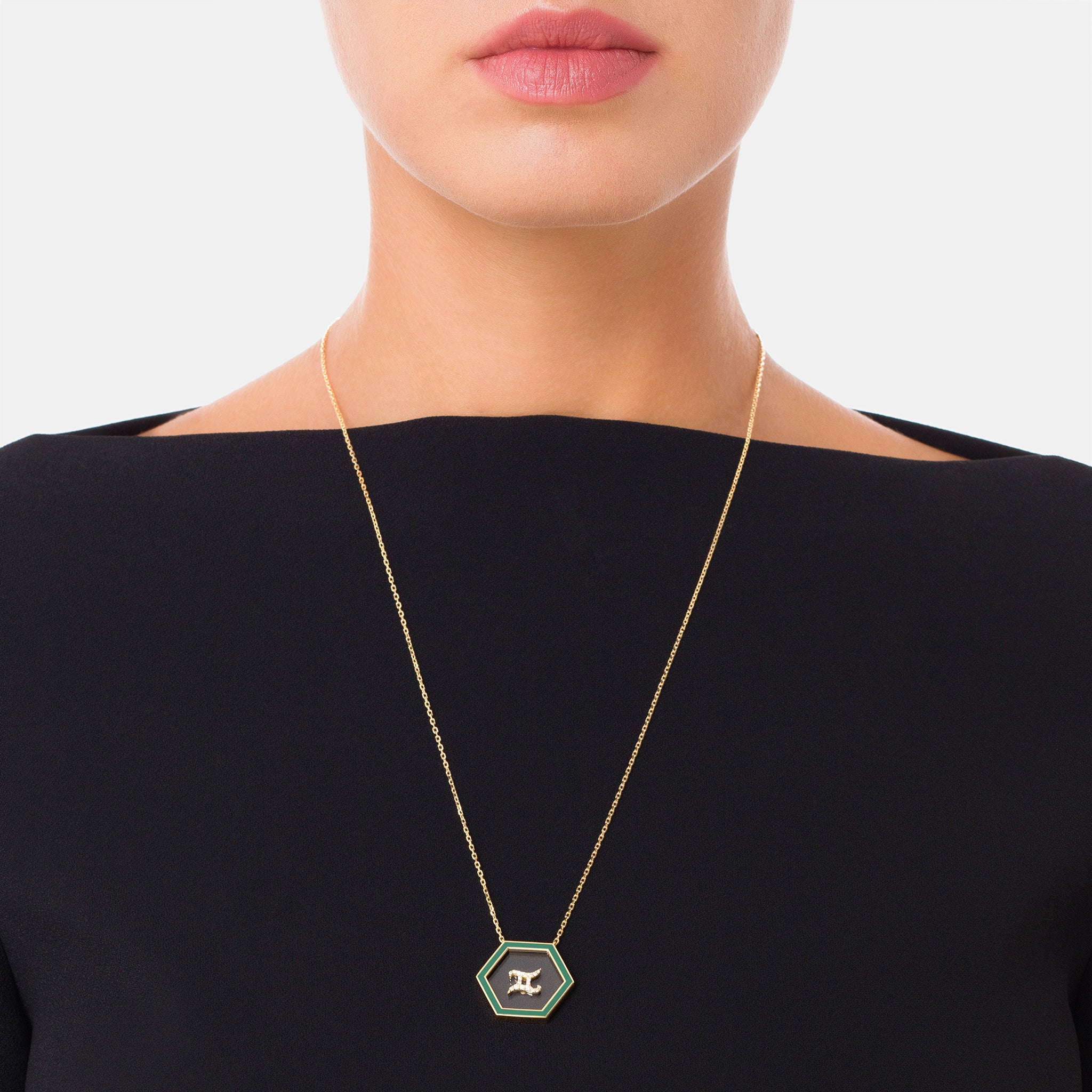 HEXA Zodiac Gemini Necklace