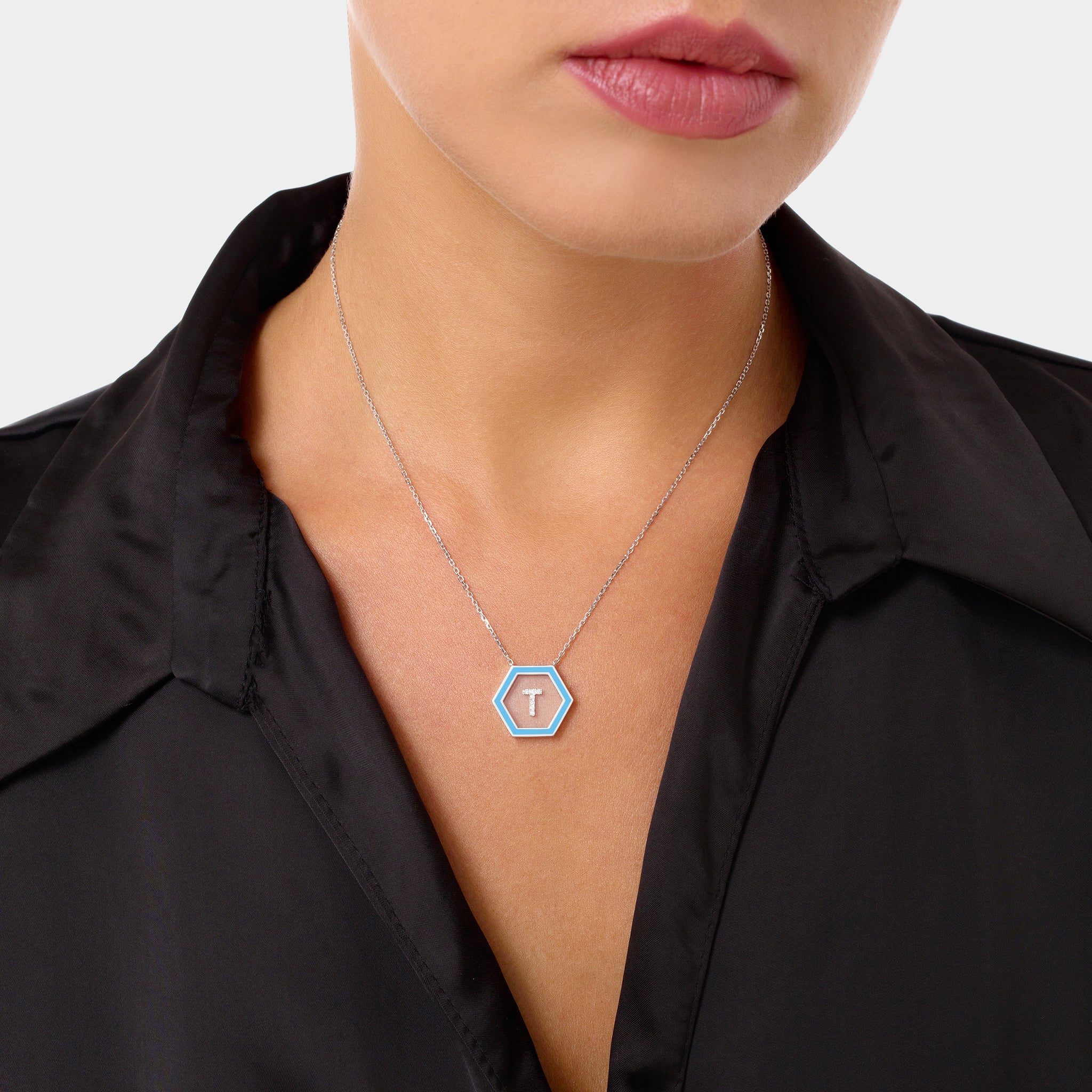 HEXA Letter T Necklace