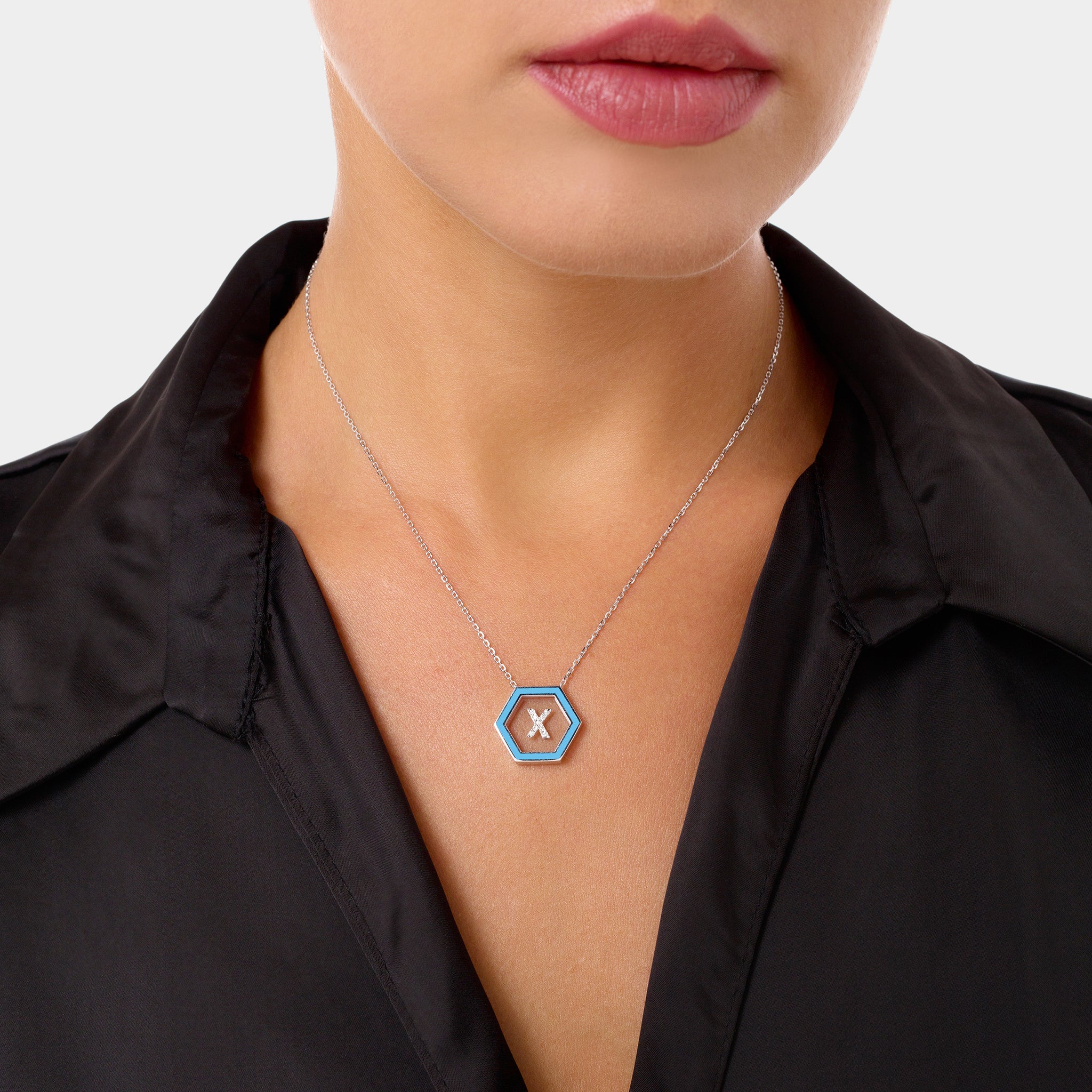 HEXA Letter X Necklace