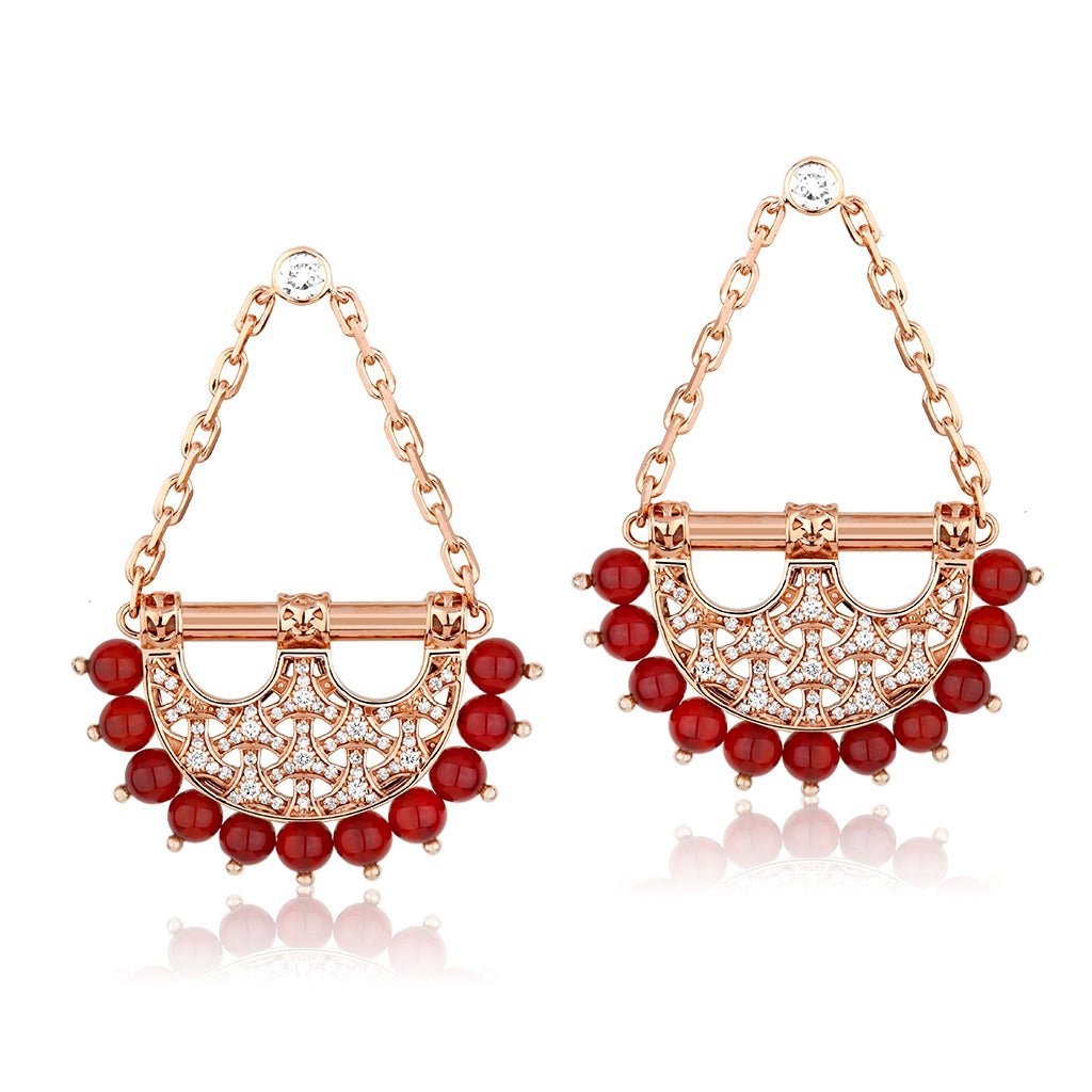 Al Noor Heritage Chandelier Earrings - Misk Dubai,Earrings, al-noor-heritage-chandelier, , Misk Dubai,  Misk, Misk Jewellery, Misk Jewelry, Gold, Emirati Gold, Emirati Design, Jewelry Emirati, Saudi Jewelry, Gold Saudi Arabia, Dubai, Abu Dhabi, Saudi Arabia, KSA, UAE, United Arab Emirates, 18kt, مجوهرات , مجوهرات مسك, مجوهرات اماراتية , دهب , سعودية ذهب