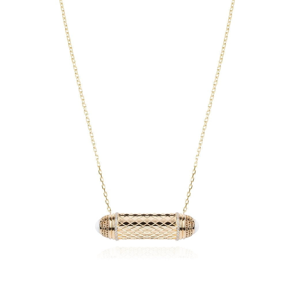 Al Noor Harmony Medium Pearl Pendant - Misk Dubai,Necklaces, al-noor-harmony-pearl-pendant, , Misk Dubai,  Misk, Misk Jewellery, Misk Jewelry, Gold, Emirati Gold, Emirati Design, Jewelry Emirati, Saudi Jewelry, Gold Saudi Arabia, Dubai, Abu Dhabi, Saudi Arabia, KSA, UAE, United Arab Emirates, 18kt, مجوهرات , مجوهرات مسك, مجوهرات اماراتية , دهب , سعودية ذهب