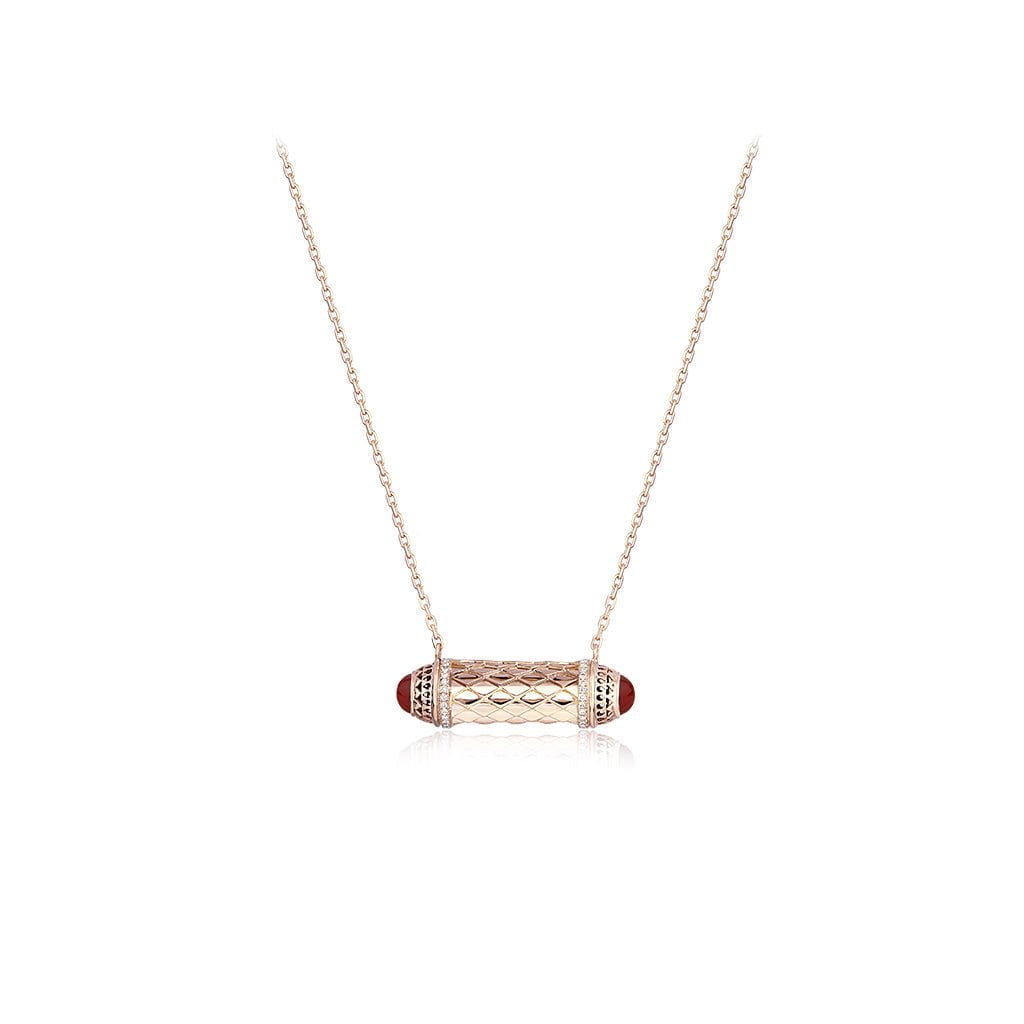 Al Noor Harmony Mini Pendant in Agate - Misk Dubai,Necklaces, al-noor-harmony-mini-pendant-in-agate-1, , Misk Dubai,  Misk, Misk Jewellery, Misk Jewelry, Gold, Emirati Gold, Emirati Design, Jewelry Emirati, Saudi Jewelry, Gold Saudi Arabia, Dubai, Abu Dhabi, Saudi Arabia, KSA, UAE, United Arab Emirates, 18kt, مجوهرات , مجوهرات مسك, مجوهرات اماراتية , دهب , سعودية ذهب