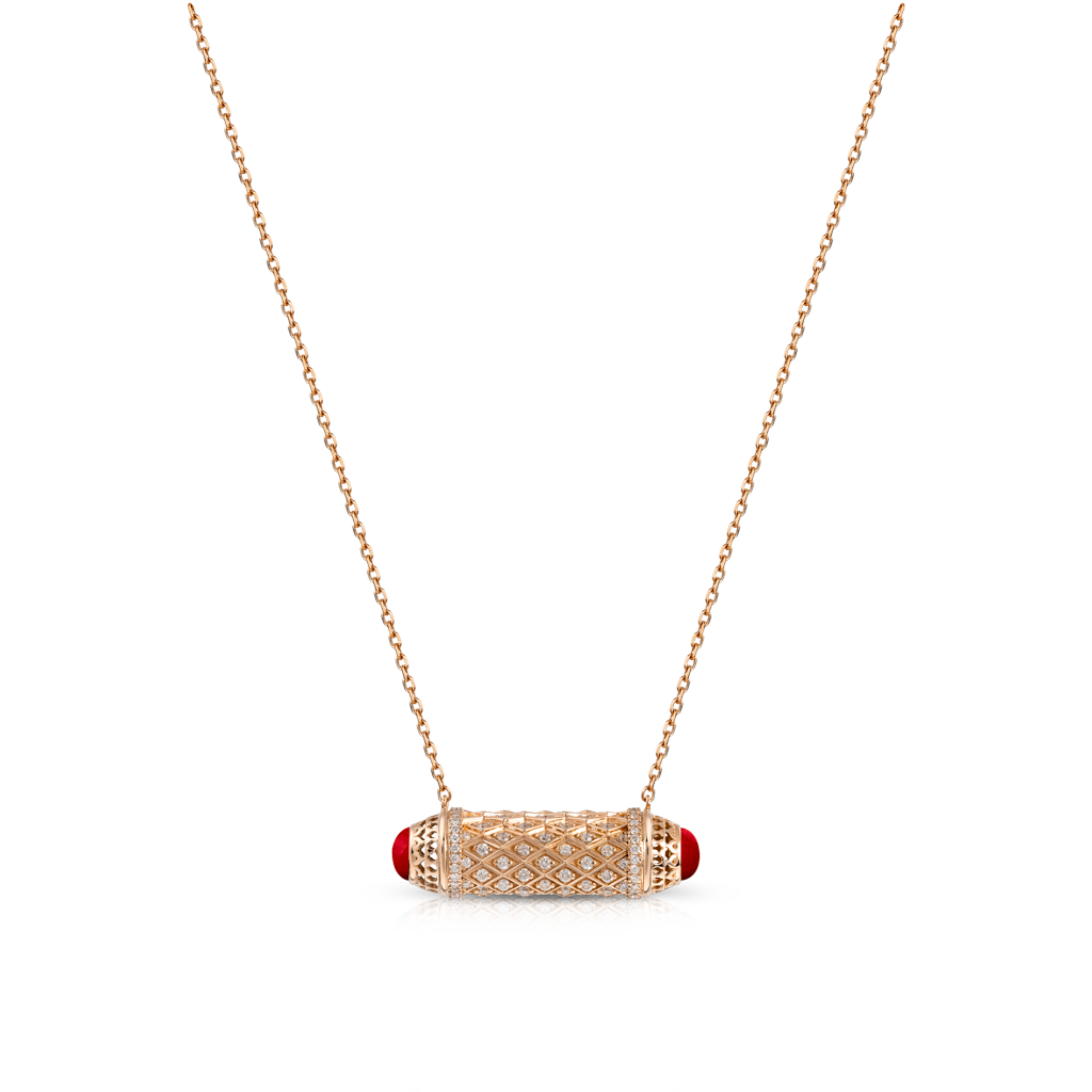 Harmony Mini Pendant in Agate Full Diamond