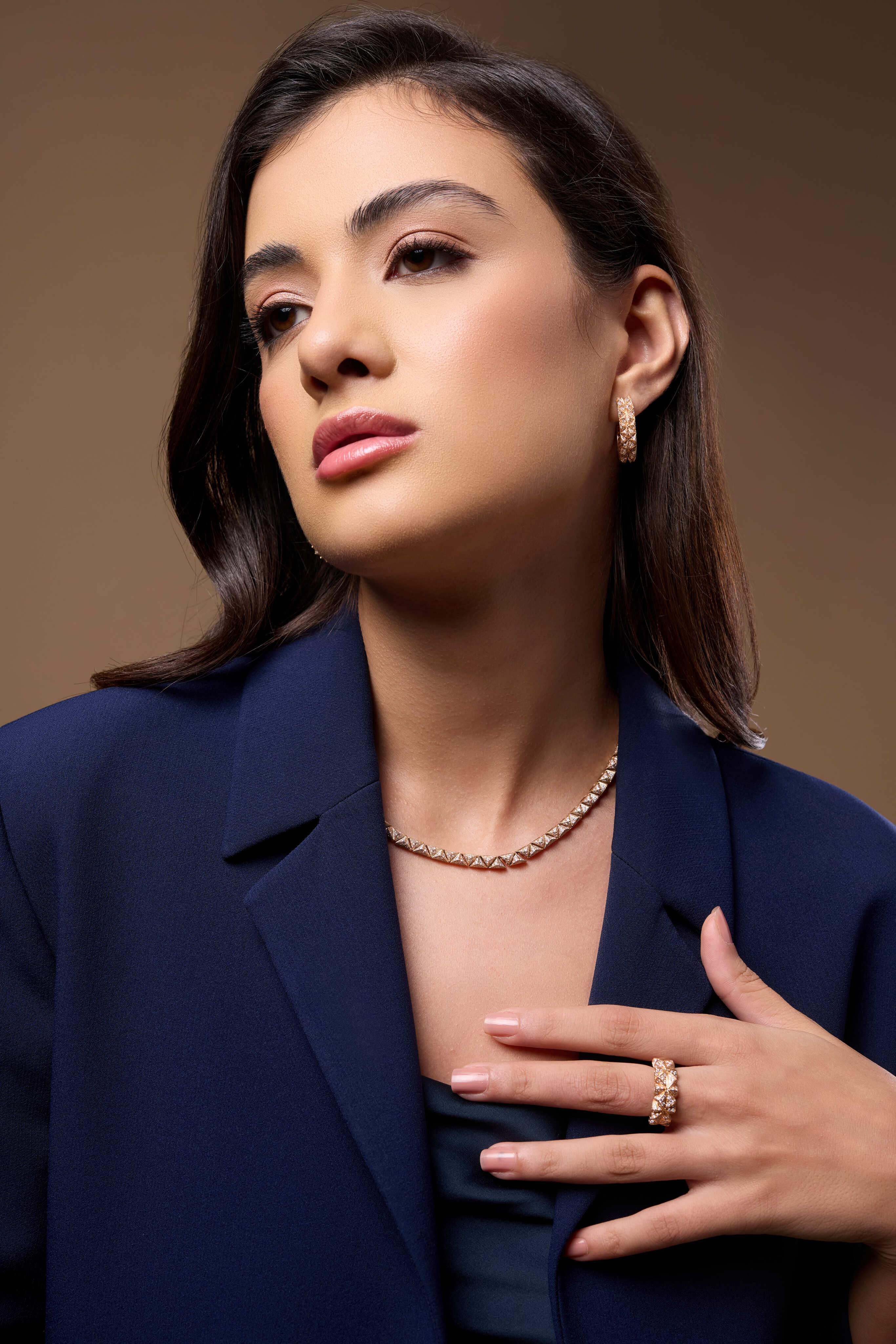 Tilal Hoop Earrings- Yellow Gold