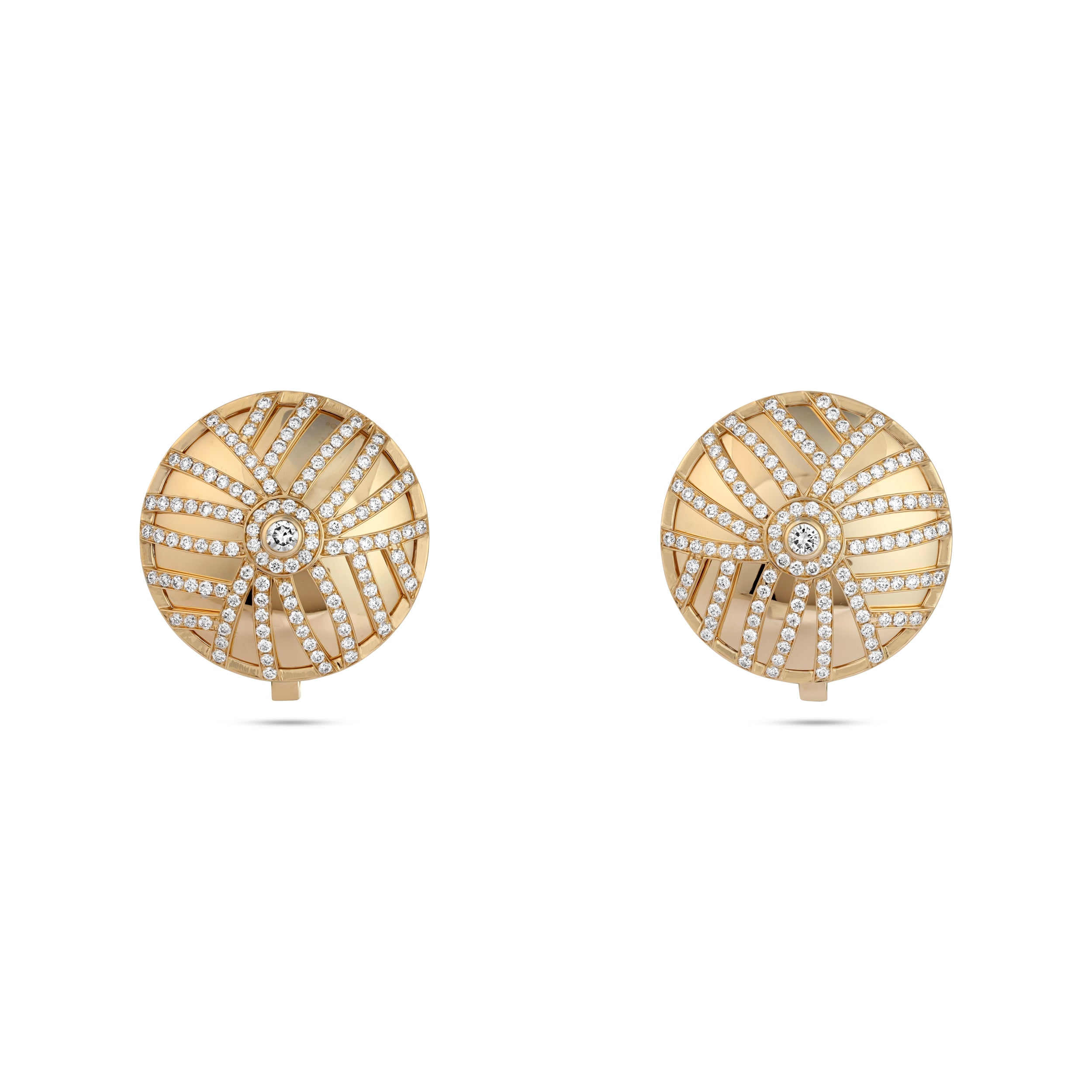 Palm Large Round Studs