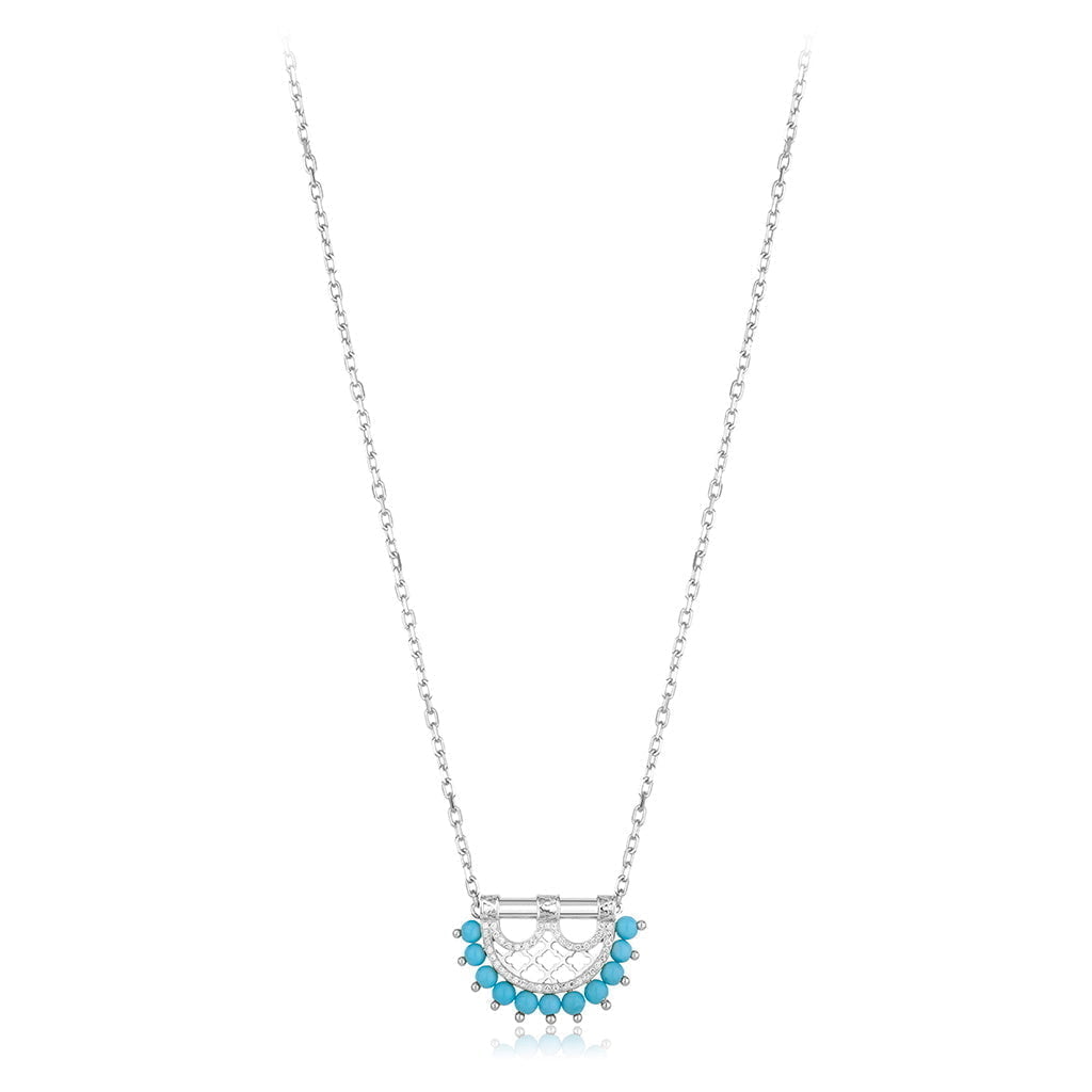 Al Noor Heritage Turquoise Pendant Mini Model - Misk Dubai,Necklaces, al-noor-turquoise-pendant-mini-model, , Misk Dubai,  Misk, Misk Jewellery, Misk Jewelry, Gold, Emirati Gold, Emirati Design, Jewelry Emirati, Saudi Jewelry, Gold Saudi Arabia, Dubai, Abu Dhabi, Saudi Arabia, KSA, UAE, United Arab Emirates, 18kt, مجوهرات , مجوهرات مسك, مجوهرات اماراتية , دهب , سعودية ذهب