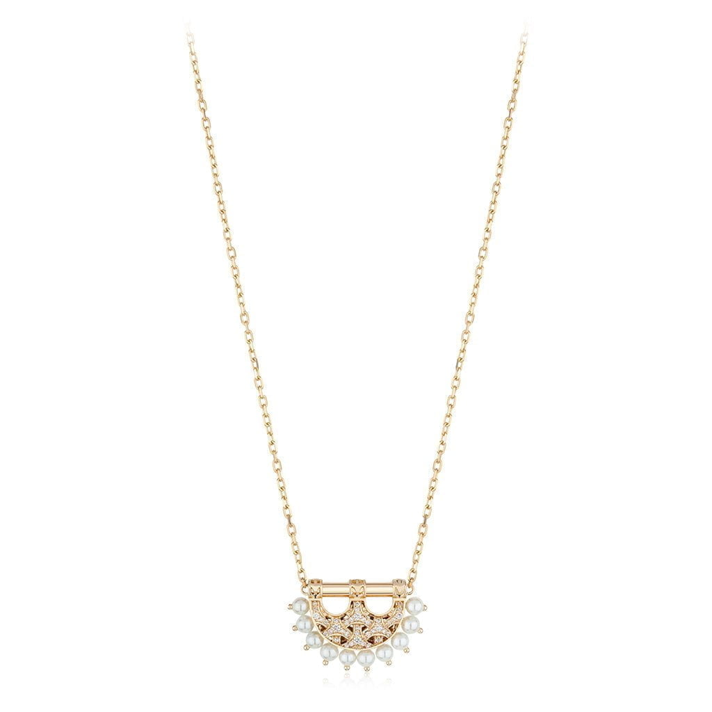 Al Noor Heritage Pearl Pendant in Mini Model - Misk Dubai,Necklaces, al-noor-pearl-pendant-in-mini-model, , Misk Dubai,  Misk, Misk Jewellery, Misk Jewelry, Gold, Emirati Gold, Emirati Design, Jewelry Emirati, Saudi Jewelry, Gold Saudi Arabia, Dubai, Abu Dhabi, Saudi Arabia, KSA, UAE, United Arab Emirates, 18kt, مجوهرات , مجوهرات مسك, مجوهرات اماراتية , دهب , سعودية ذهب