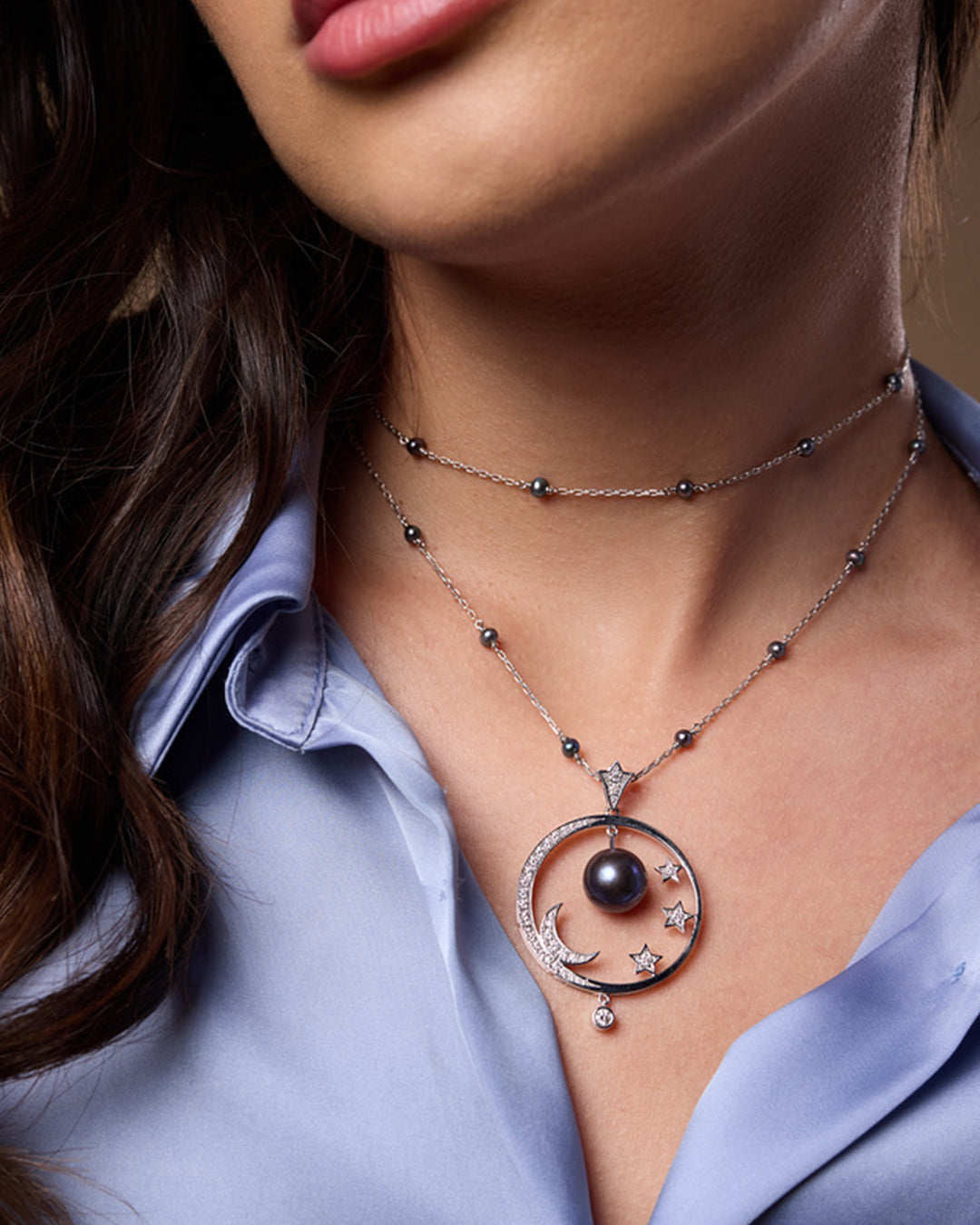 Dana Moon Medium Pendant