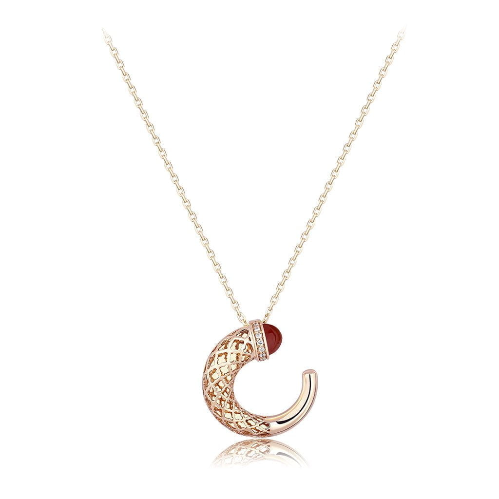 Hilal Pendant in Agate