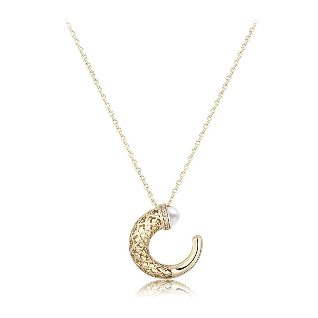 Hilal Pendant in Pearl