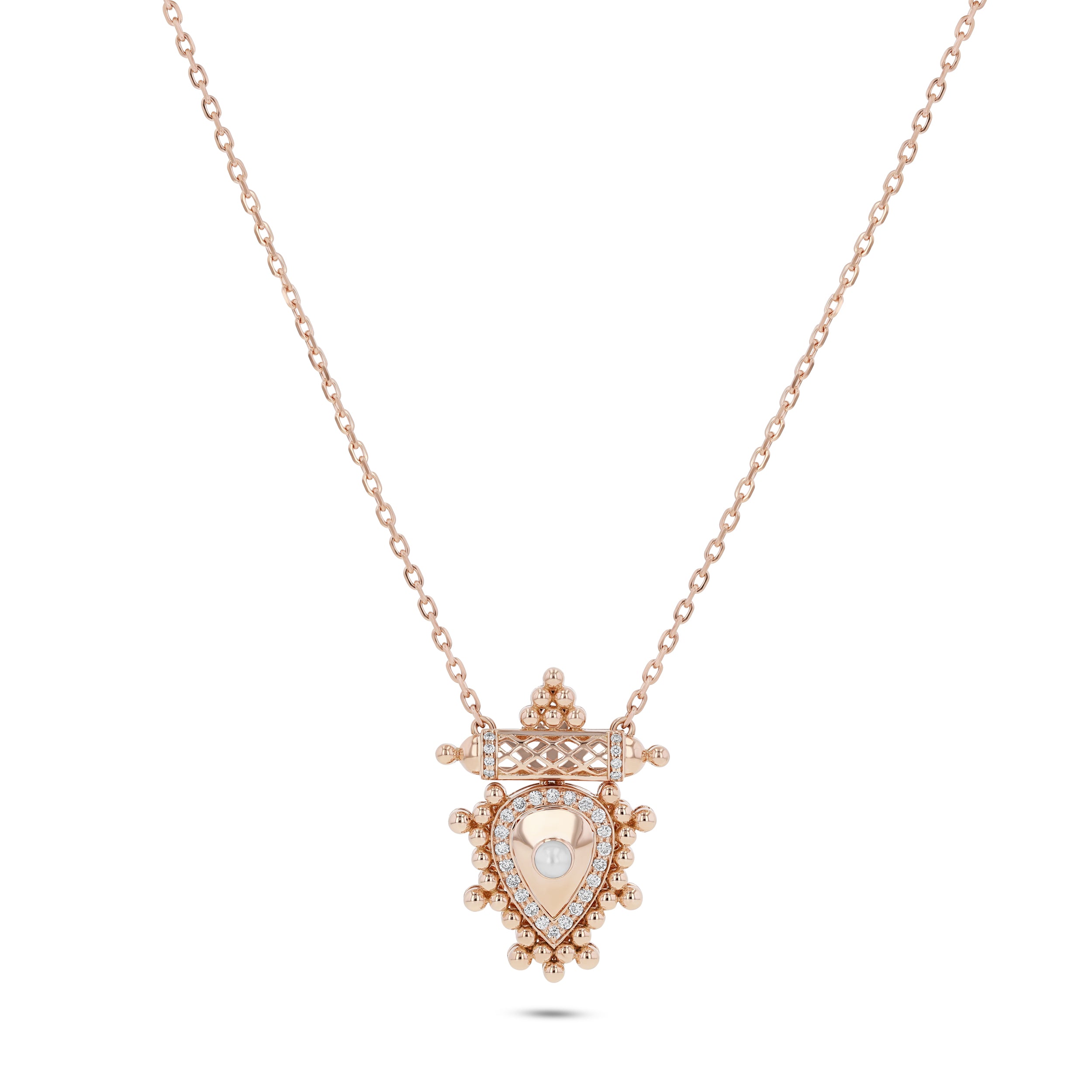 Al Qasr Mini Pendant – Pearl | Rose Gold