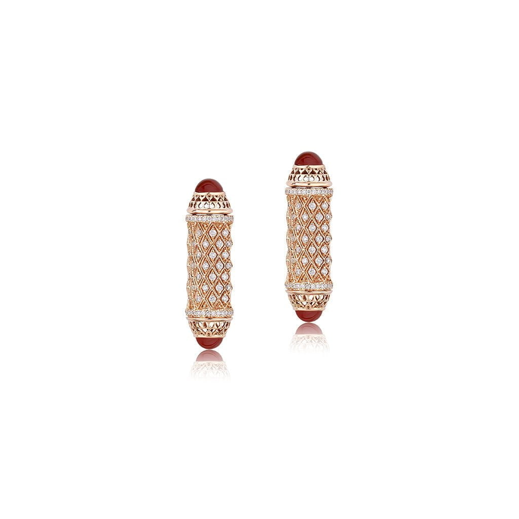 Al Noor Harmony Earrings in Agate - Misk Dubai,Earrings, al-noor-harmony-earrings-in-agate, , Misk Dubai,  Misk, Misk Jewellery, Misk Jewelry, Gold, Emirati Gold, Emirati Design, Jewelry Emirati, Saudi Jewelry, Gold Saudi Arabia, Dubai, Abu Dhabi, Saudi Arabia, KSA, UAE, United Arab Emirates, 18kt, مجوهرات , مجوهرات مسك, مجوهرات اماراتية , دهب , سعودية ذهب