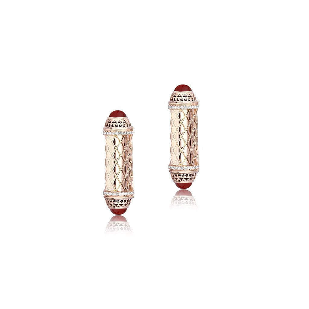 Al Noor Harmony Earrings in Agate - Misk Dubai,Earrings, al-noor-harmony-earrings-in-agate-1, , Misk Dubai,  Misk, Misk Jewellery, Misk Jewelry, Gold, Emirati Gold, Emirati Design, Jewelry Emirati, Saudi Jewelry, Gold Saudi Arabia, Dubai, Abu Dhabi, Saudi Arabia, KSA, UAE, United Arab Emirates, 18kt, مجوهرات , مجوهرات مسك, مجوهرات اماراتية , دهب , سعودية ذهب