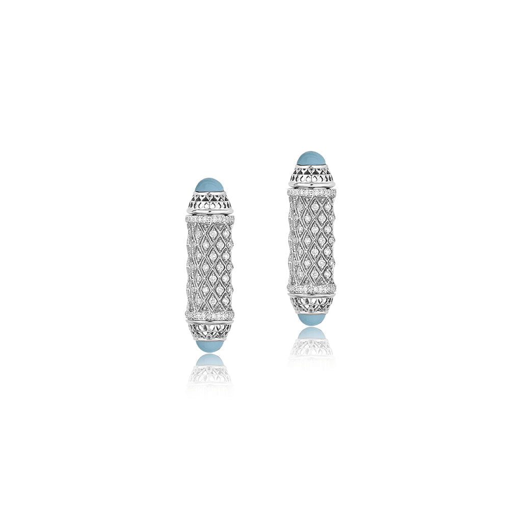 Al Noor Harmony Earrings in Turquoise - Misk Dubai,Earrings, al-noor-harmony-earrings-in-turquoise, , Misk Dubai,  Misk, Misk Jewellery, Misk Jewelry, Gold, Emirati Gold, Emirati Design, Jewelry Emirati, Saudi Jewelry, Gold Saudi Arabia, Dubai, Abu Dhabi, Saudi Arabia, KSA, UAE, United Arab Emirates, 18kt, مجوهرات , مجوهرات مسك, مجوهرات اماراتية , دهب , سعودية ذهب