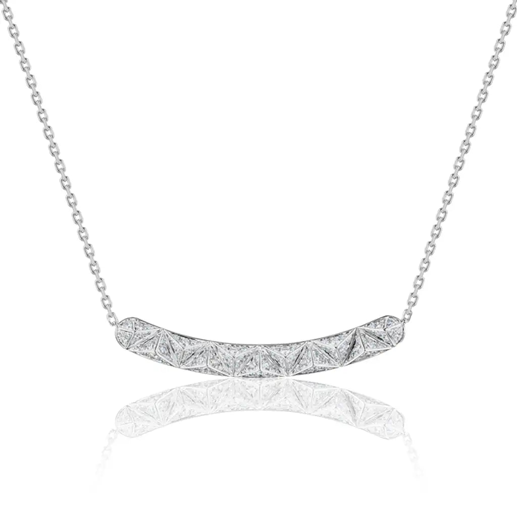 Tilal Small Necklace#Gold_White Gold